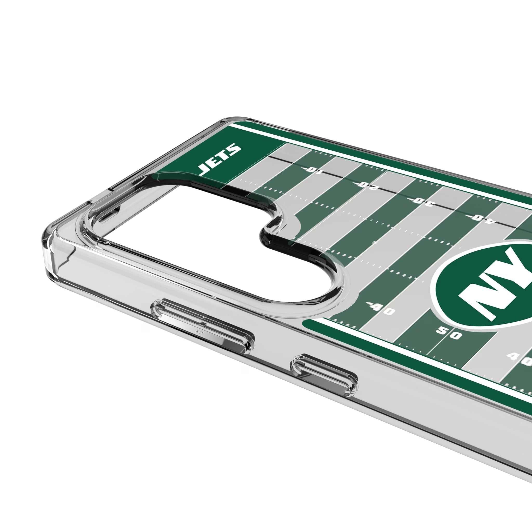 New York Jets Field Galaxy Clear Phone Case for Samsung Galaxy - Detail