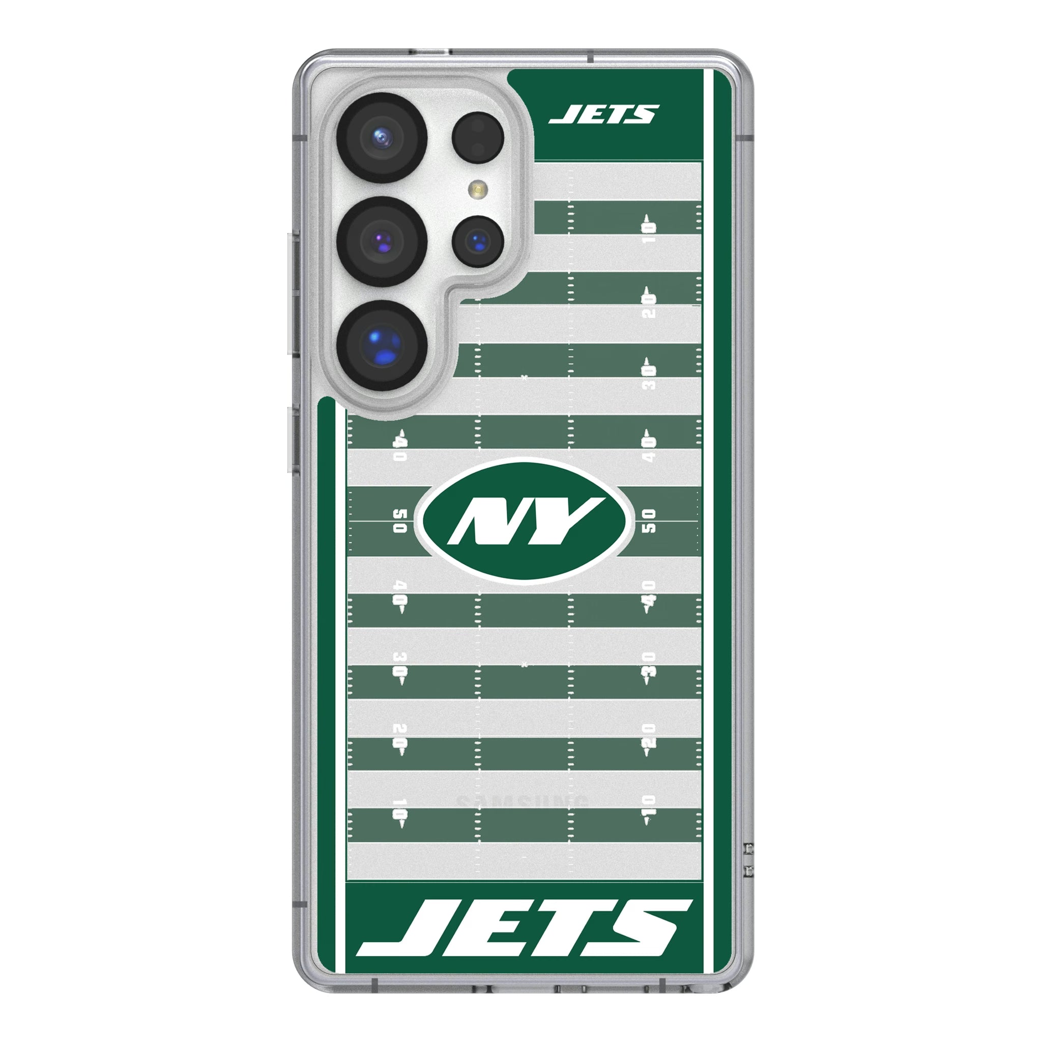 New York Jets Field Galaxy Clear Phone Case for Samsung Galaxy