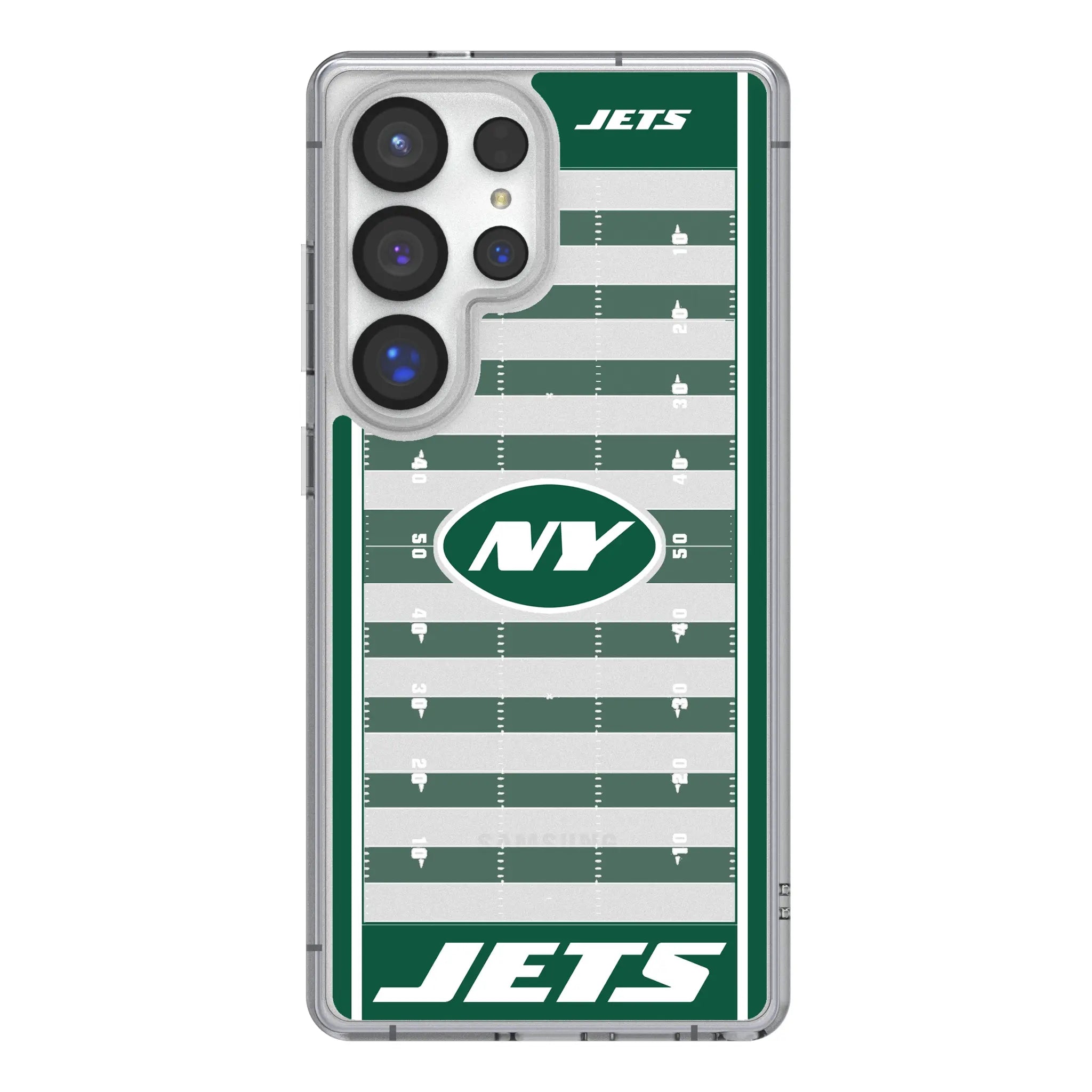 New York Jets Field Galaxy Clear Phone Case for Samsung Galaxy#Device_Galaxy S25 Ultra