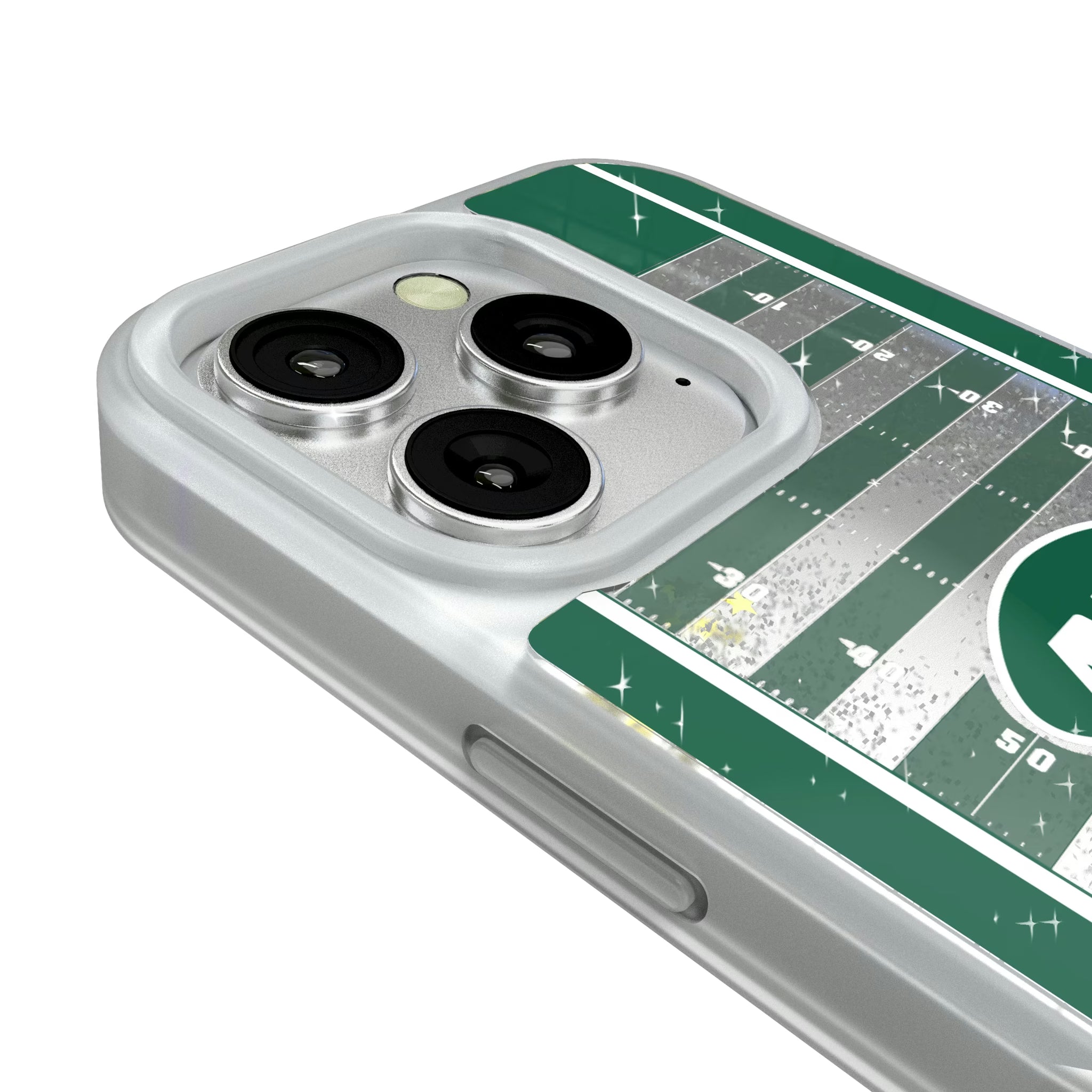 New York Jets Field iPhone Glitter Phone Case for Apple iPhone - Detail#Device_iPhone 16 Pro