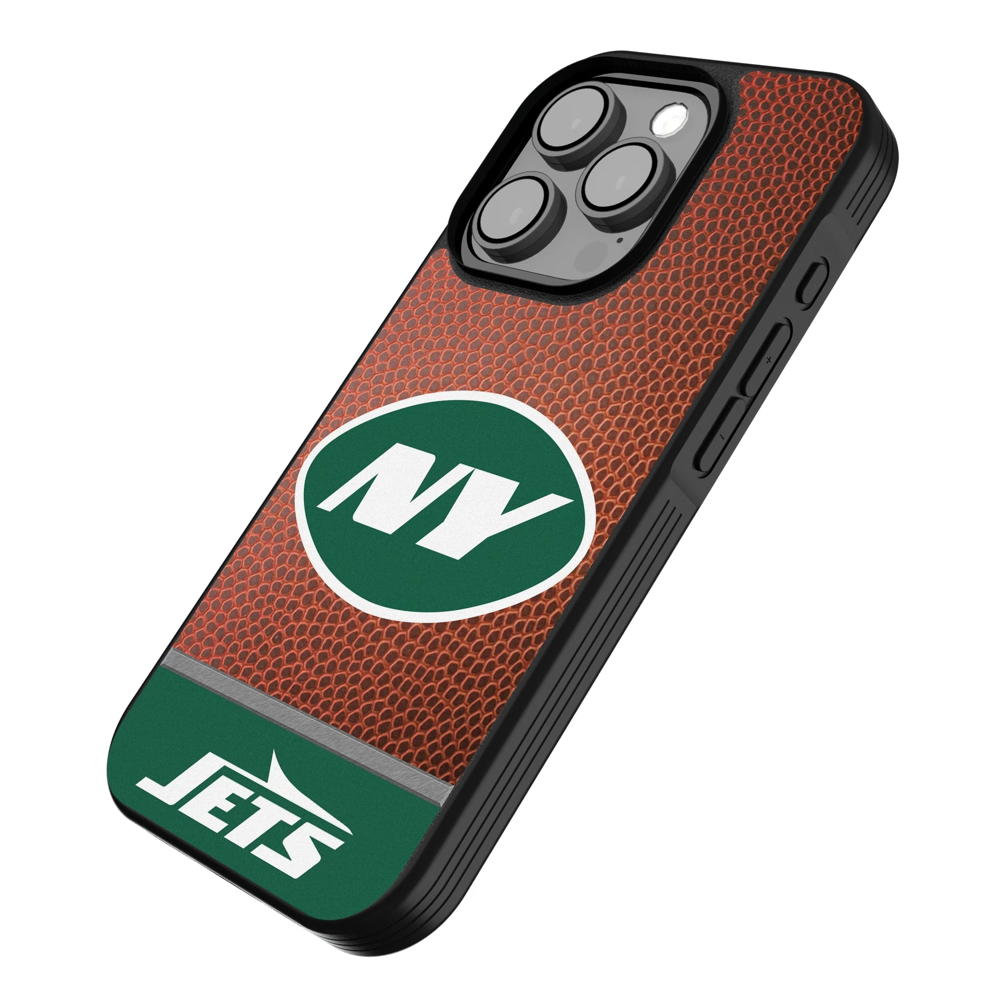 New York Jets Football Wordmark iPhone Bump Phone Case for Apple iPhone - Isometric View