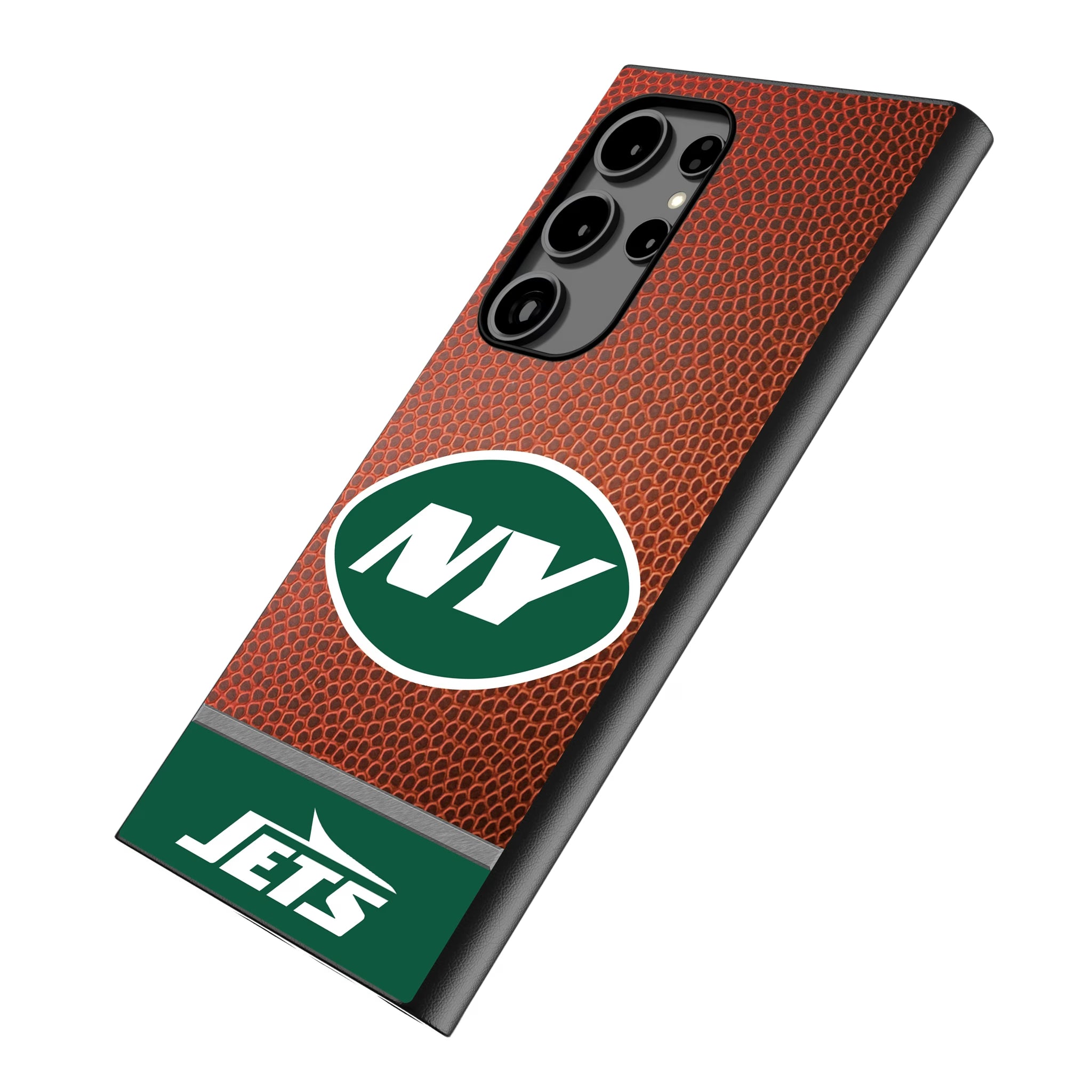 New York Jets Football Wordmark Galaxy MagSafe Compatible Phone Case for Samsung Galaxy - Isometric View
