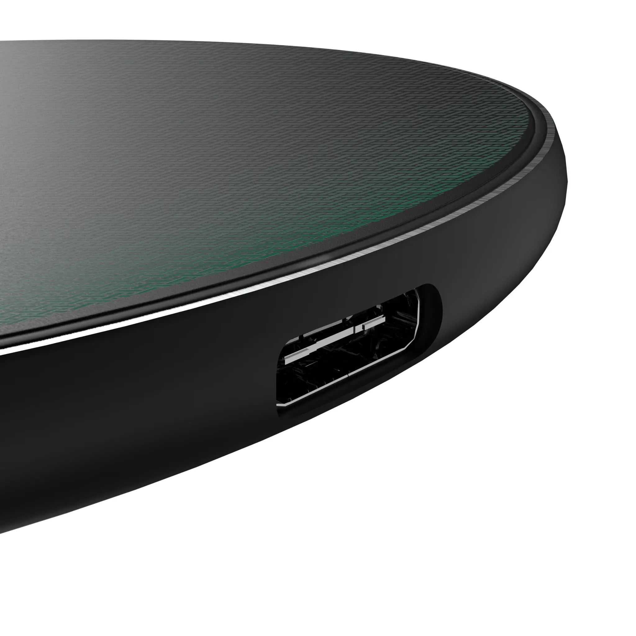 New York Jets Linen 15-Watt Wireless Charger - Detail