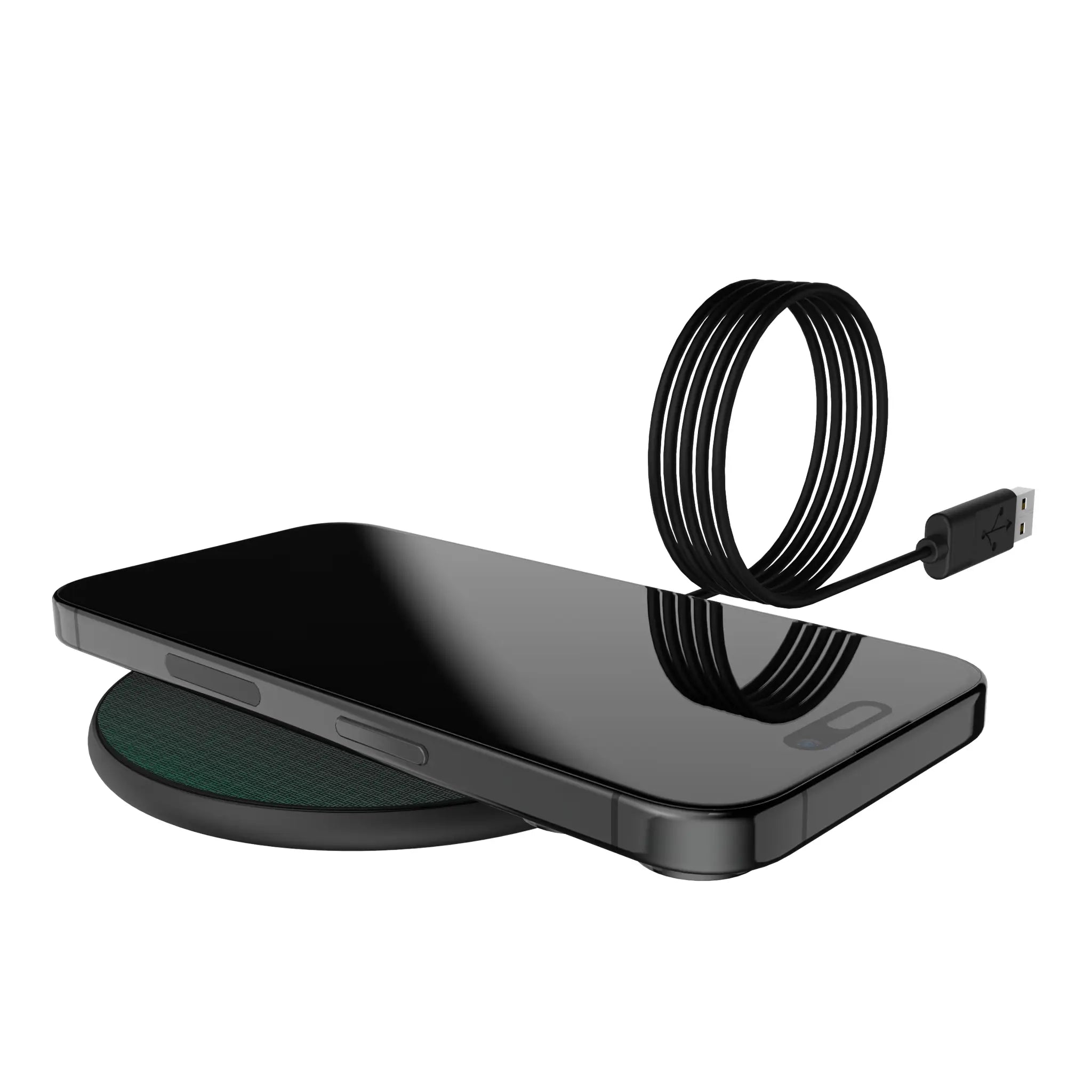 New York Jets Linen 15-Watt Wireless Charger - Lifestyle