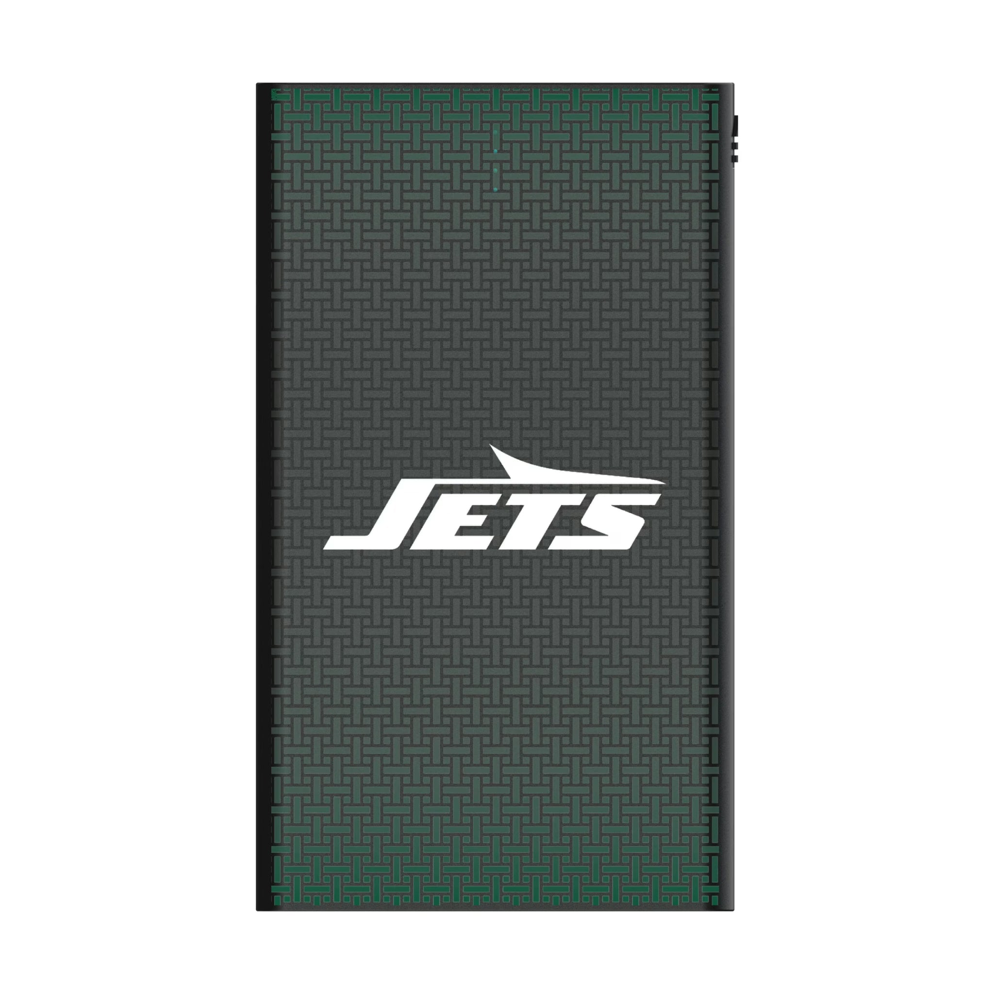New York Jets Linen 5000mAh Flat Powerbank