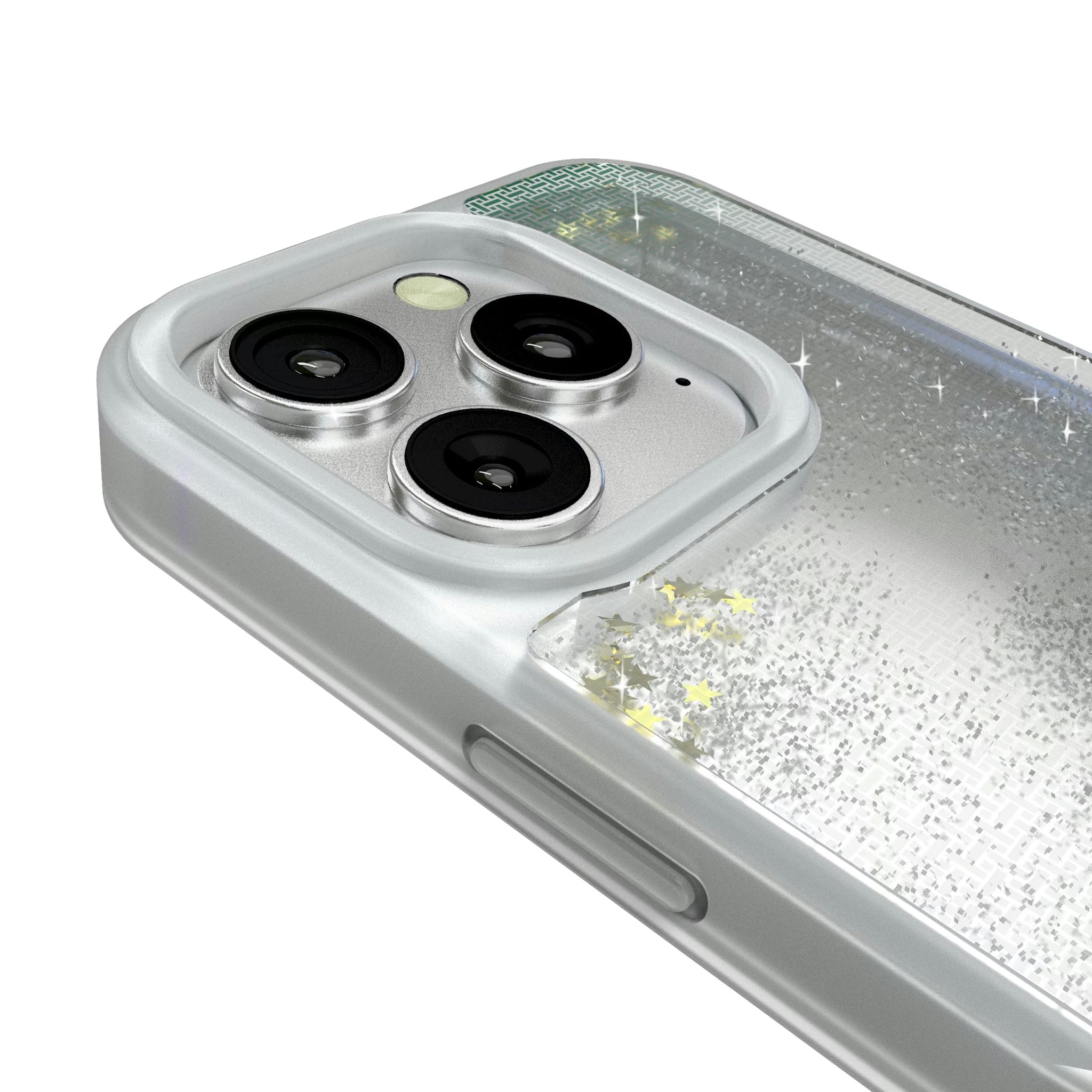 New York Jets Linen iPhone Glitter Phone Case for Apple iPhone - Detail#Device_iPhone 16 Pro