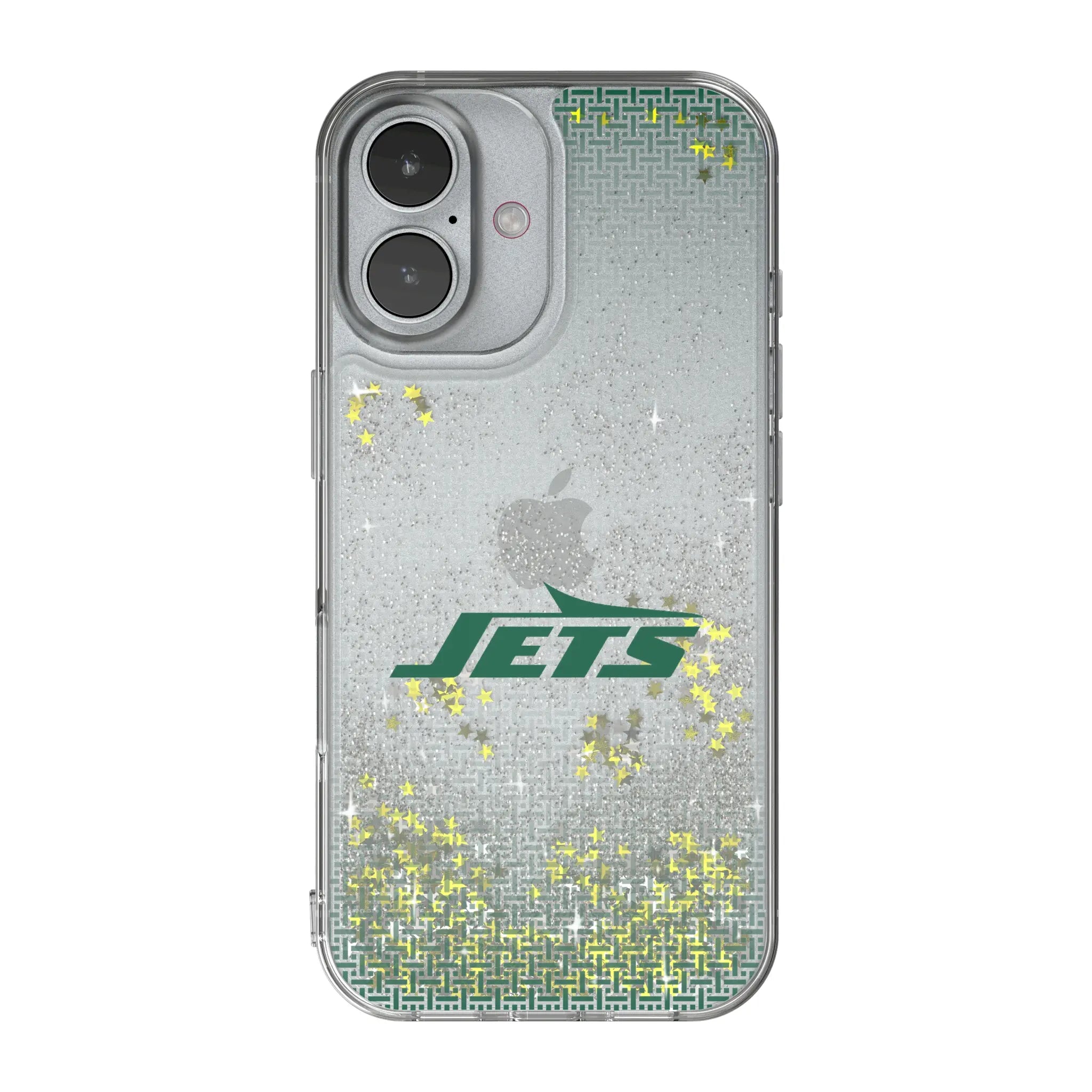 New York Jets Linen iPhone Glitter Phone Case for Apple iPhone