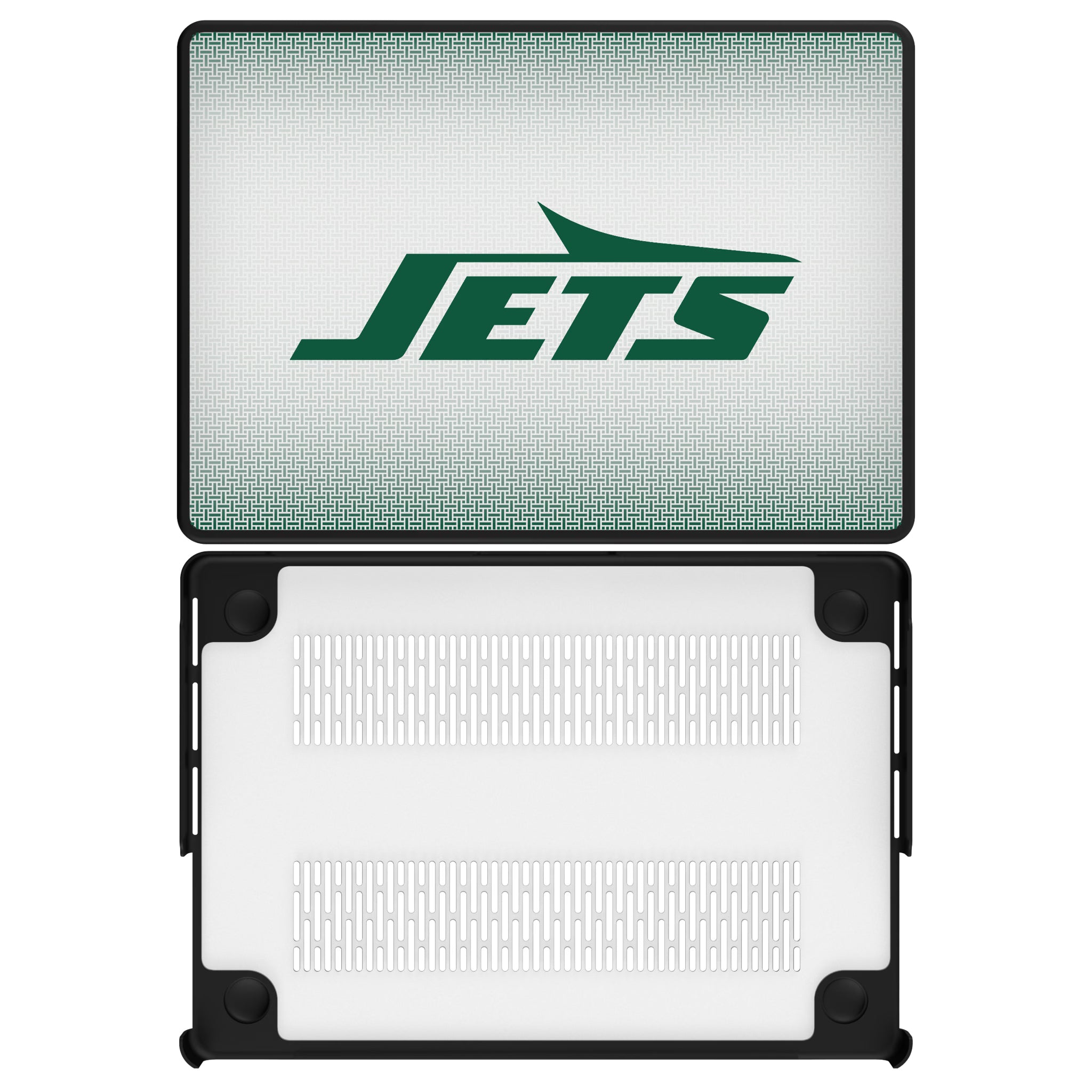 New York Jets Linen MacBook Laptop Case for Apple MacBook#Device_MacBook Pro (14-inch, 2021) / MacBook Pro (14-inch, 2023) / MacBook Pro (14-inch, 2024)