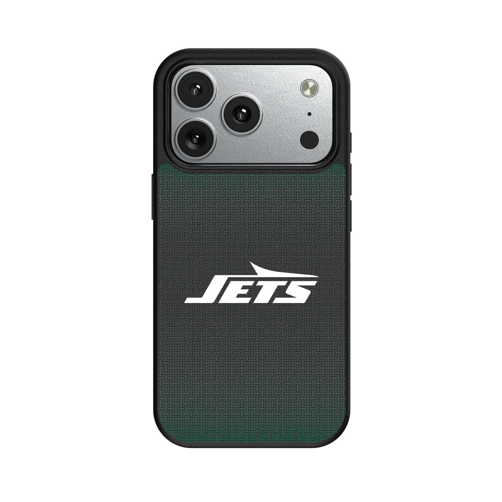 New York Jets Linen iPhone MagSafe Compatible Phone Case for Apple iPhone#Device_iPhone 17 Pro