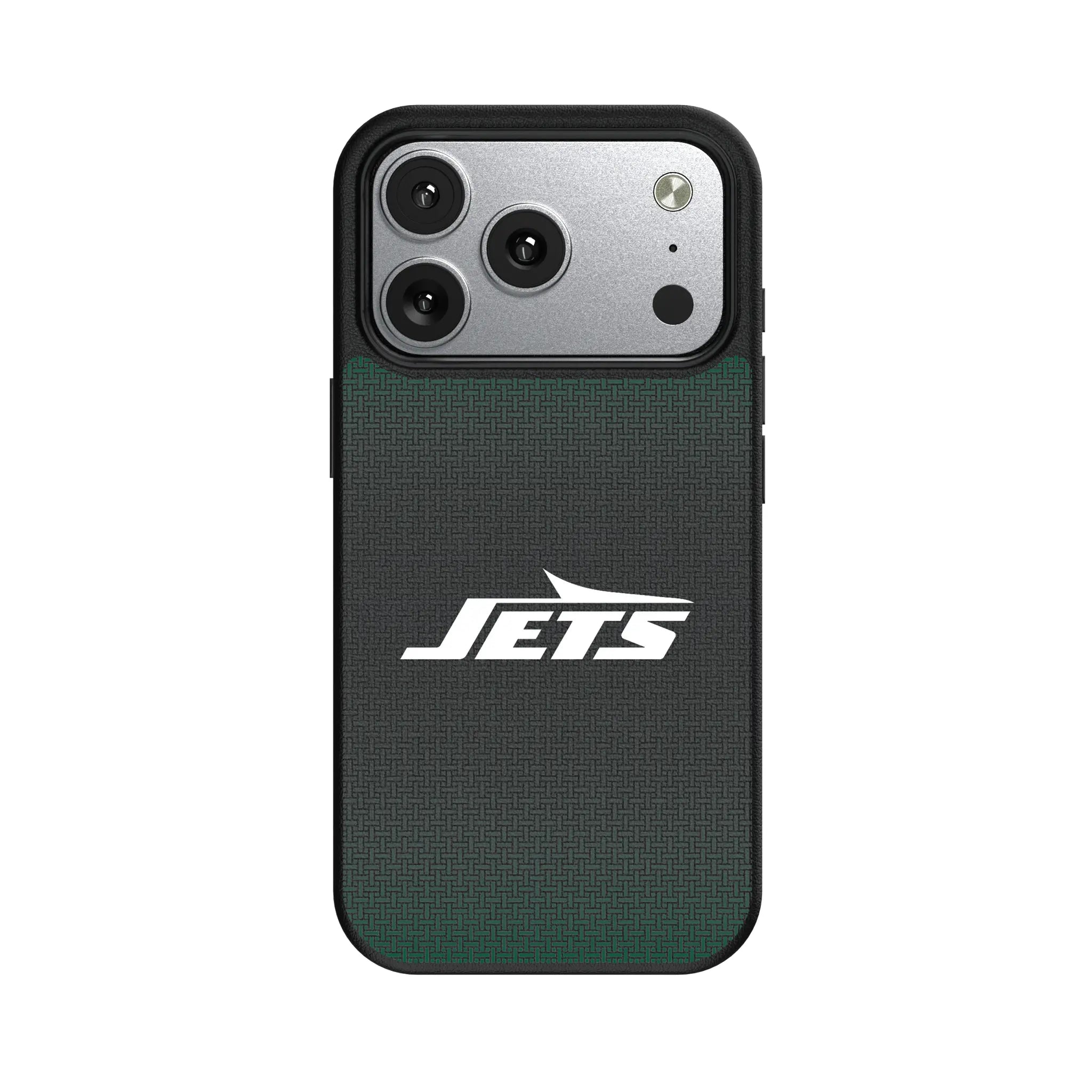 New York Jets Linen iPhone MagSafe Compatible Phone Case for Apple iPhone#Device_iPhone 17 Pro