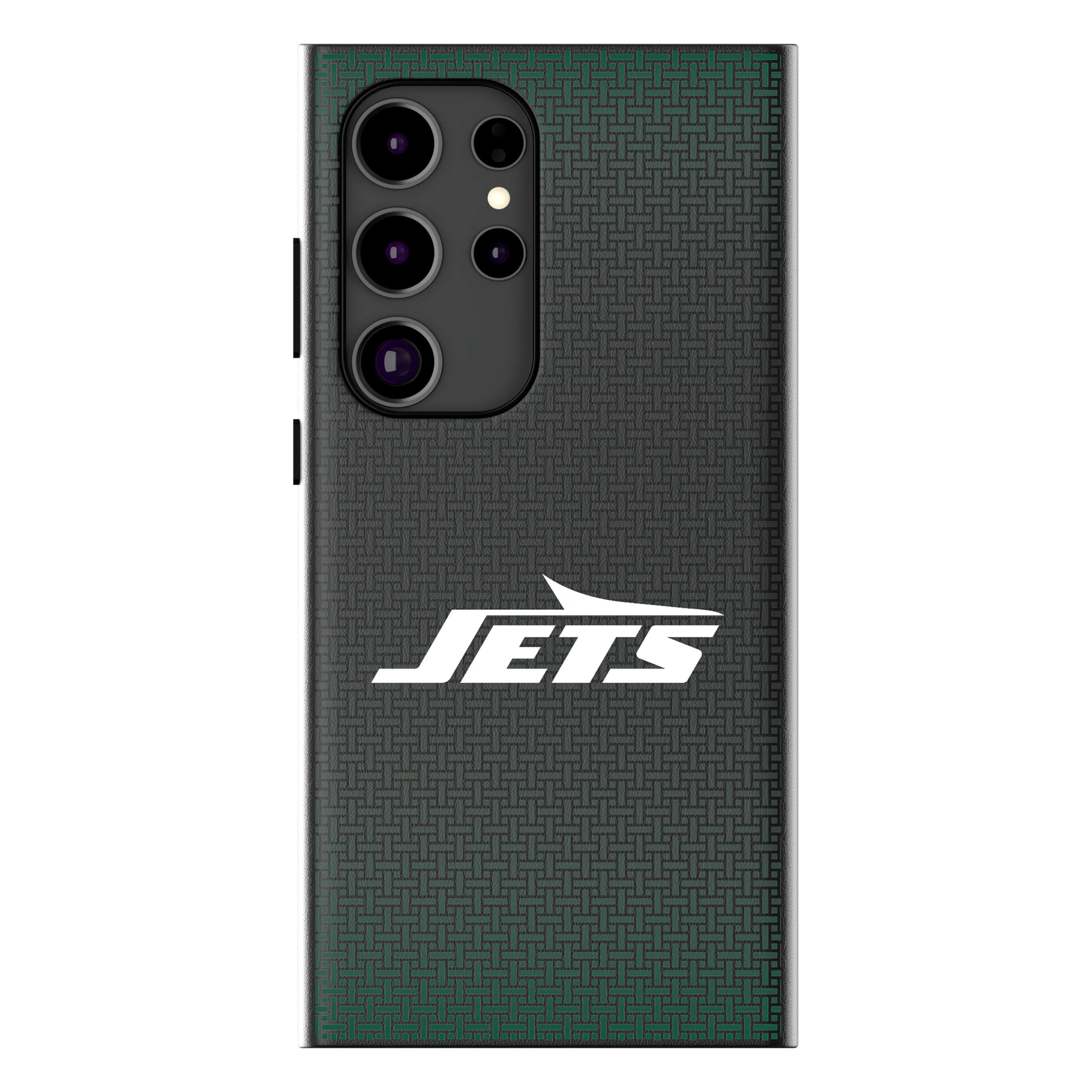 New York Jets Linen Galaxy MagSafe Compatible Phone Case for Samsung Galaxy