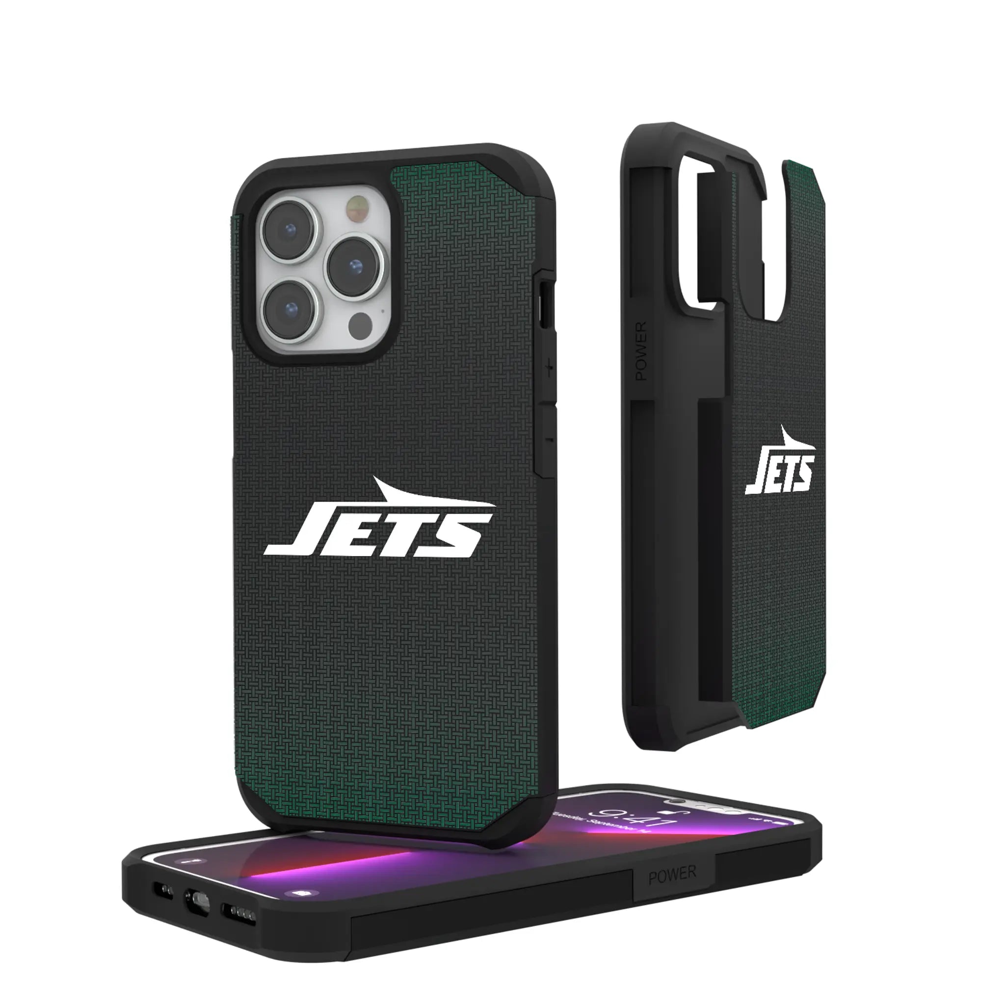 New York Jets Linen iPhone Rugged Phone Case for Apple iPhone