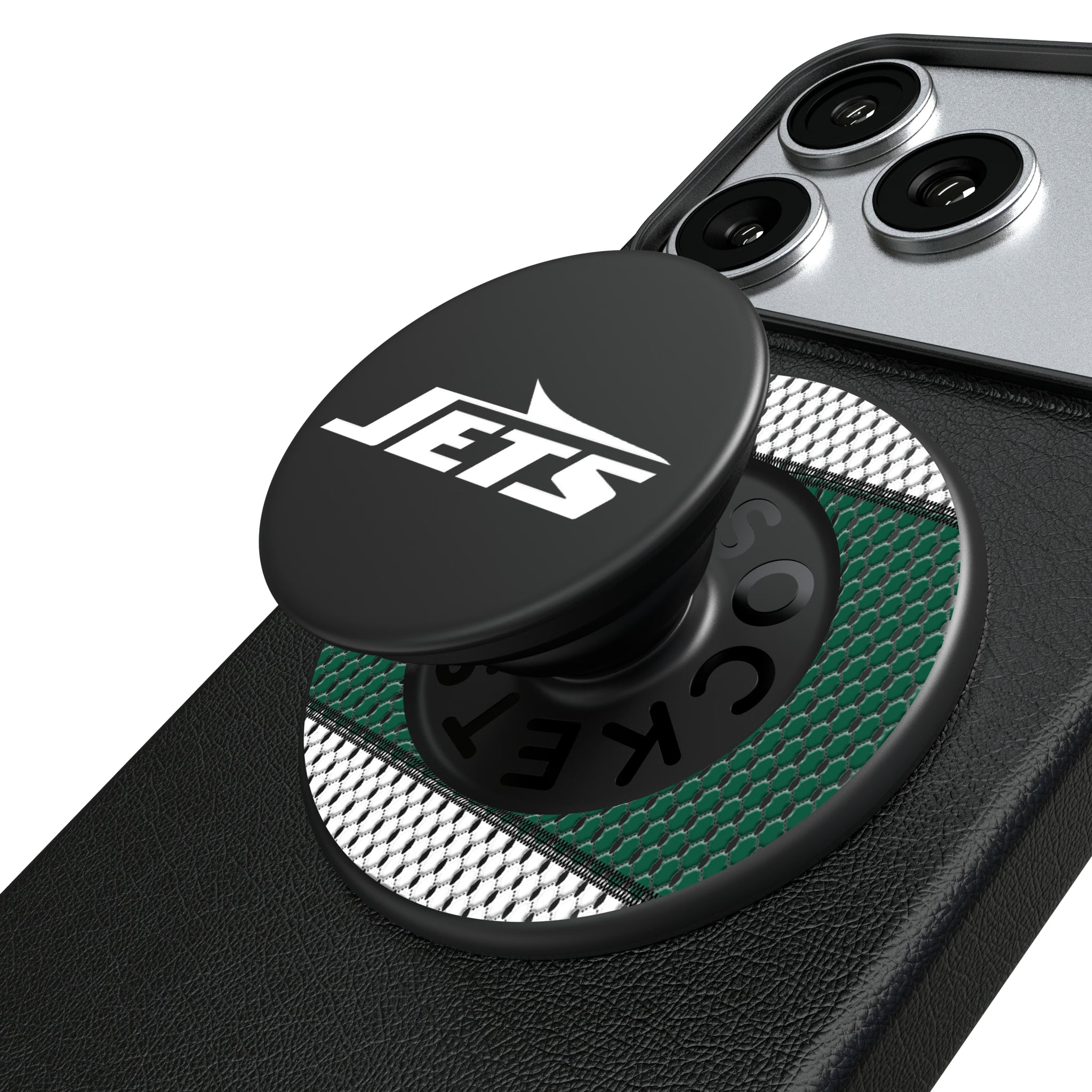 New York Jets Mesh Popsockets Round Magnetic