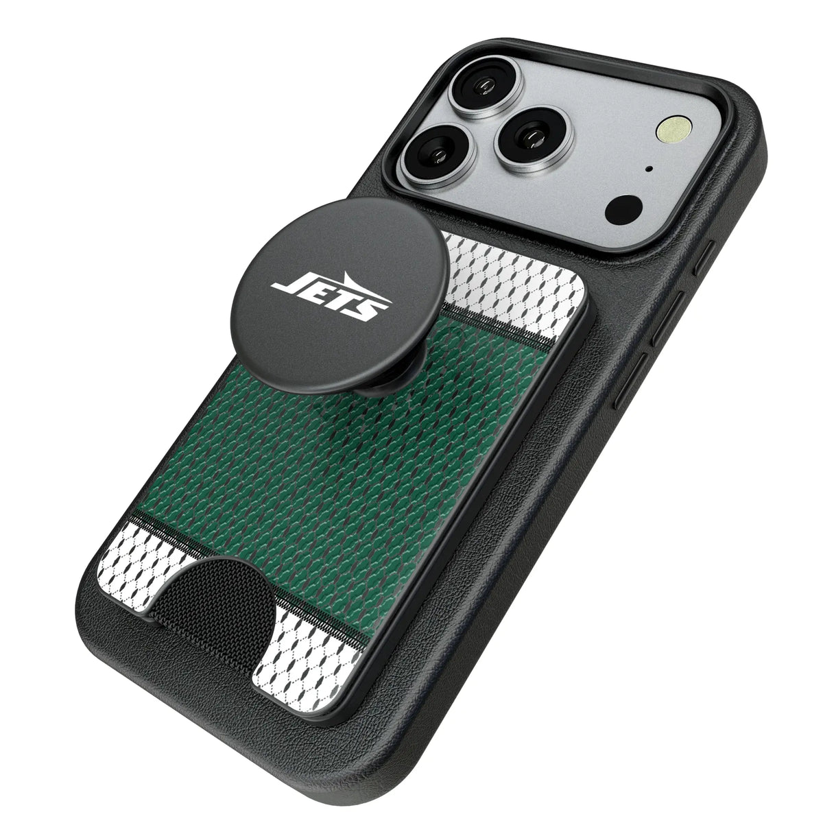 New York Jets Mesh Popsockets Wallet Magnetic - Isometric View