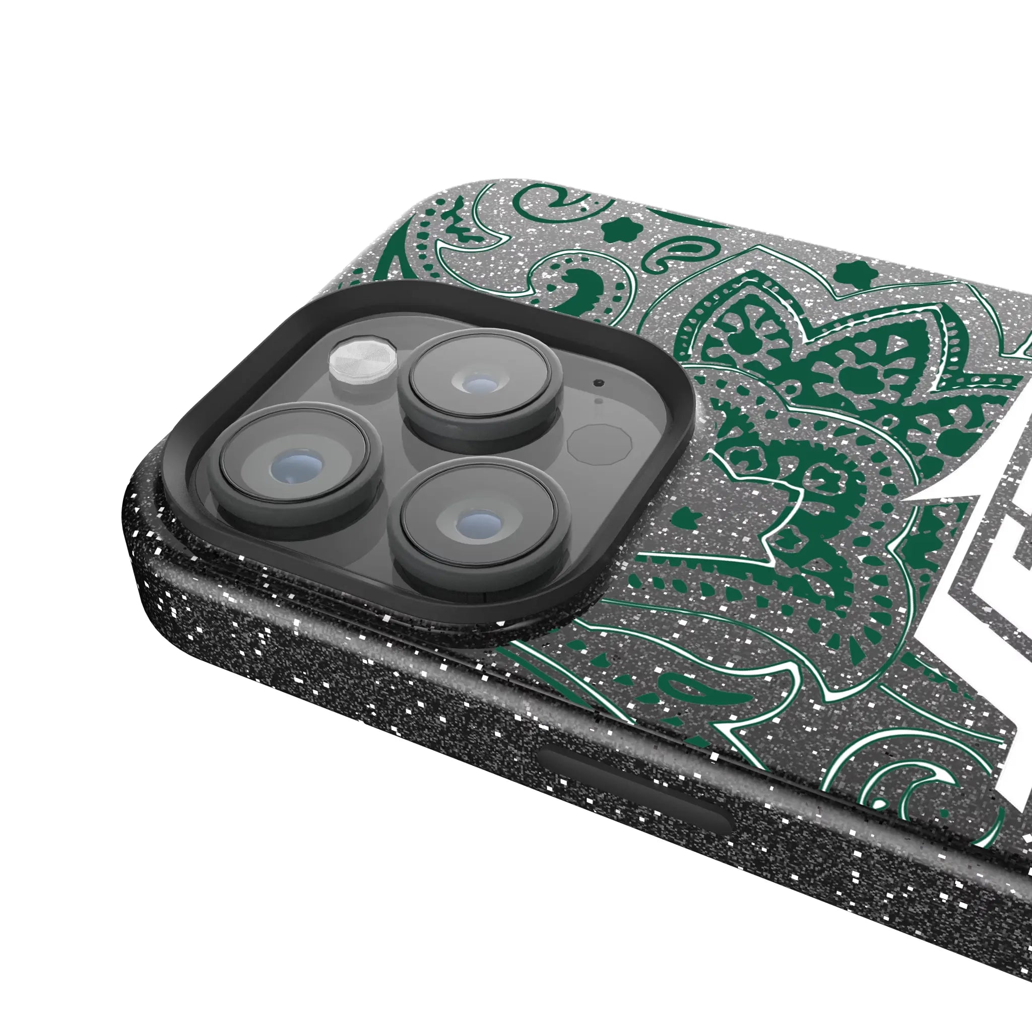 New York Jets Paisley iPhone Bling Phone Case for Apple iPhone - Detail