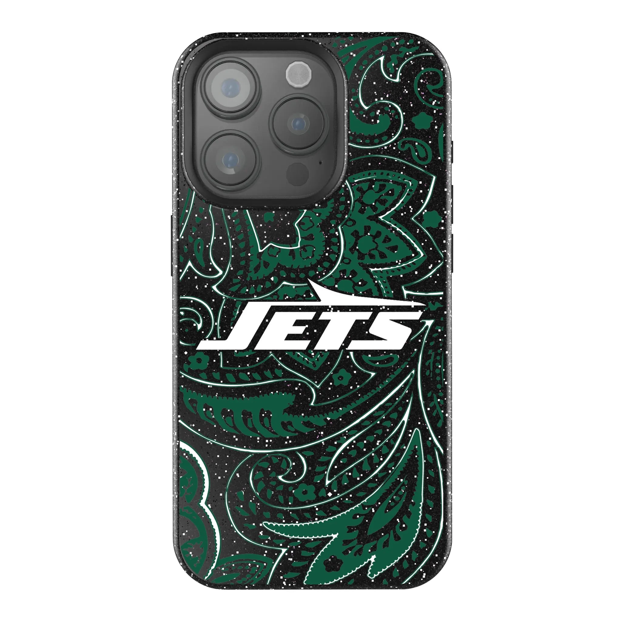 New York Jets Paisley iPhone Bling Phone Case for Apple iPhone