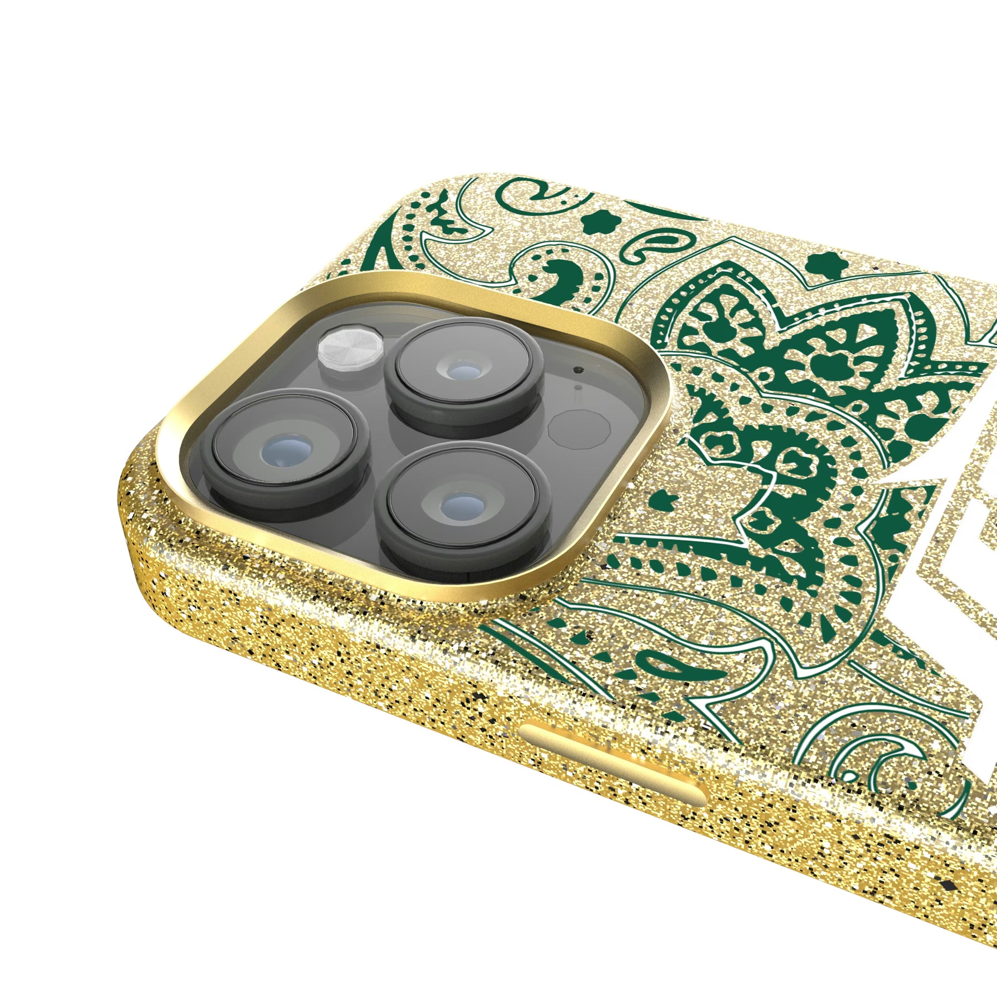 New York Jets Paisley iPhone Bling Phone Case for Apple iPhone - Detail