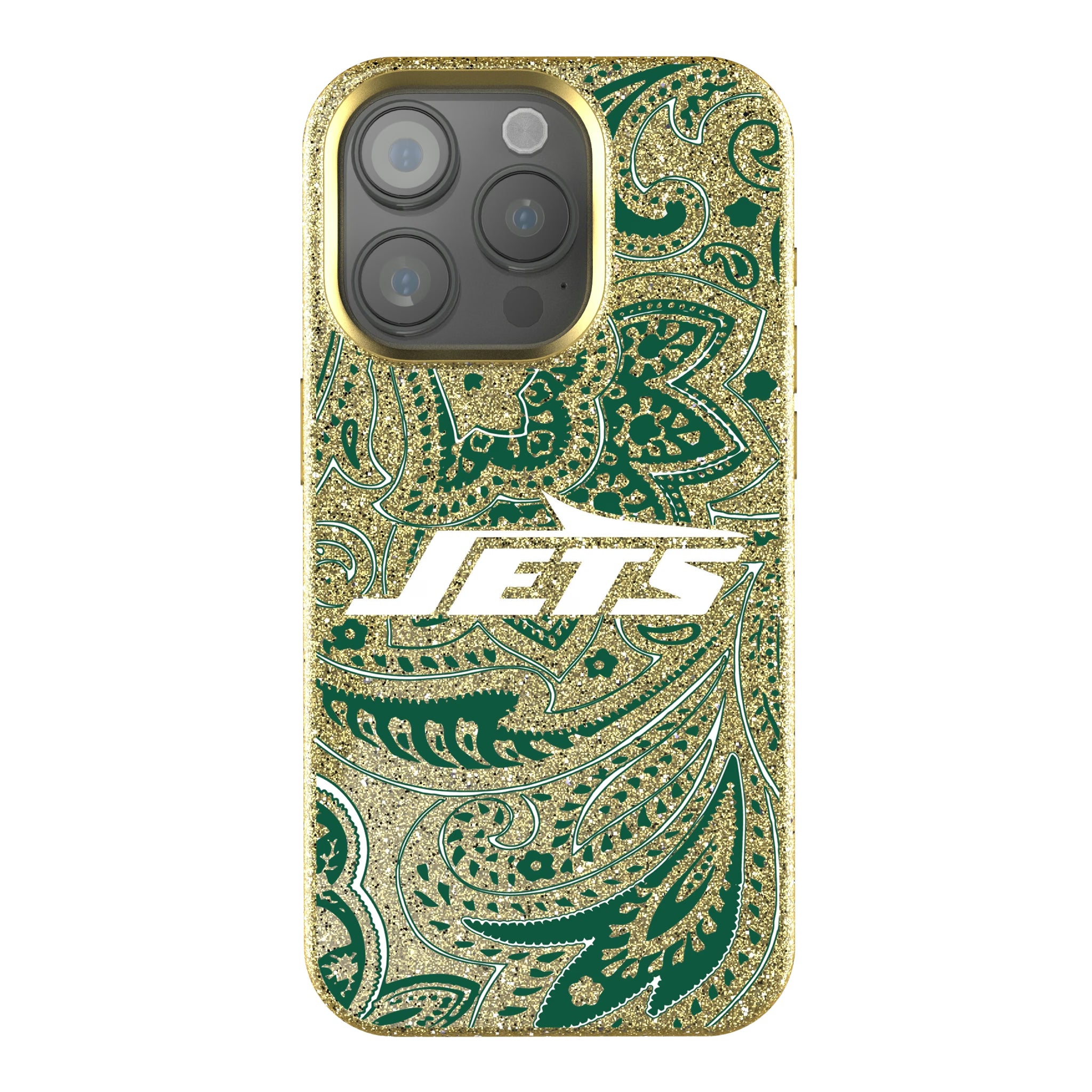 New York Jets Paisley iPhone Bling Phone Case for Apple iPhone