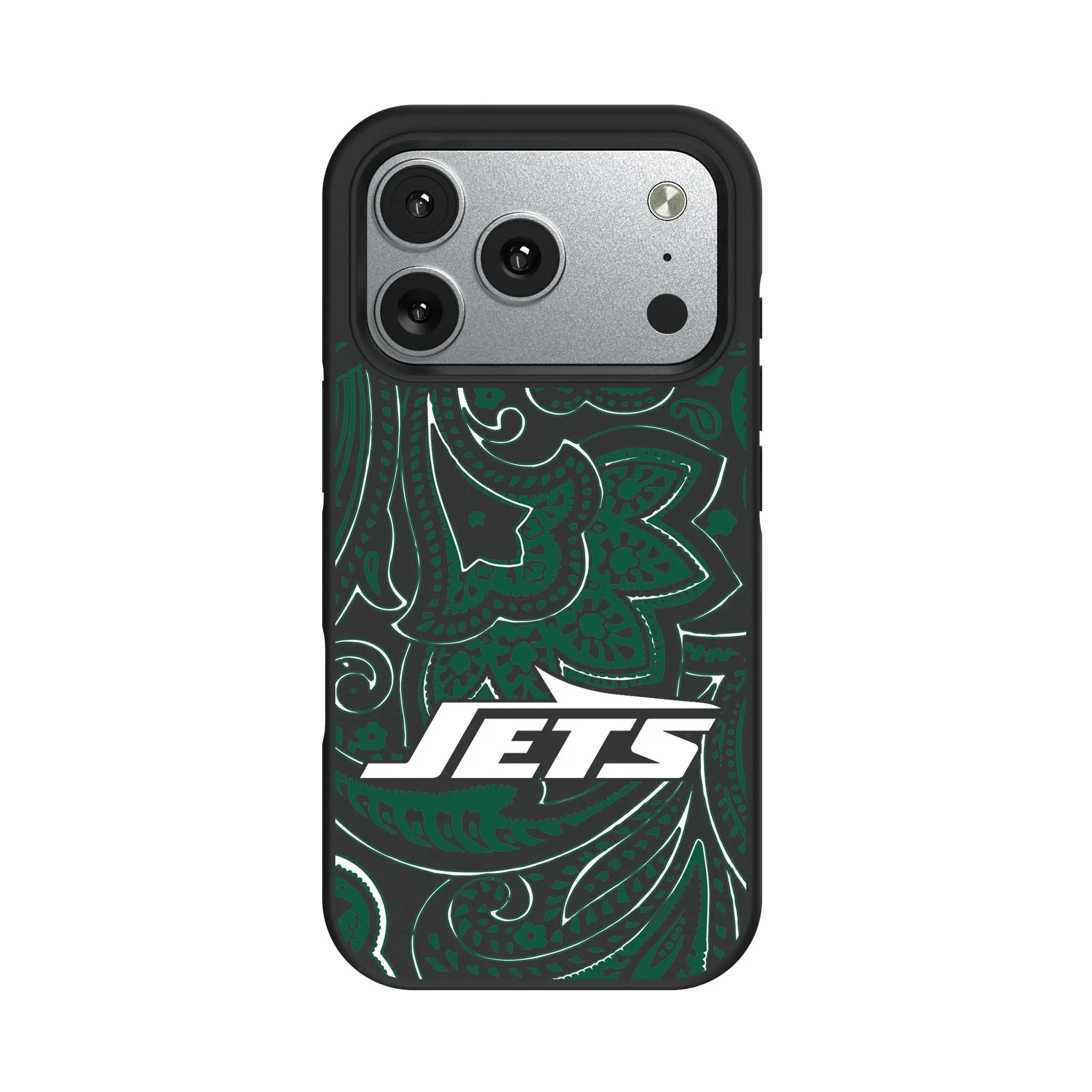 New York Jets Paisley iPhone Bump Phone Case for Apple iPhone#Device_iPhone 17 Pro