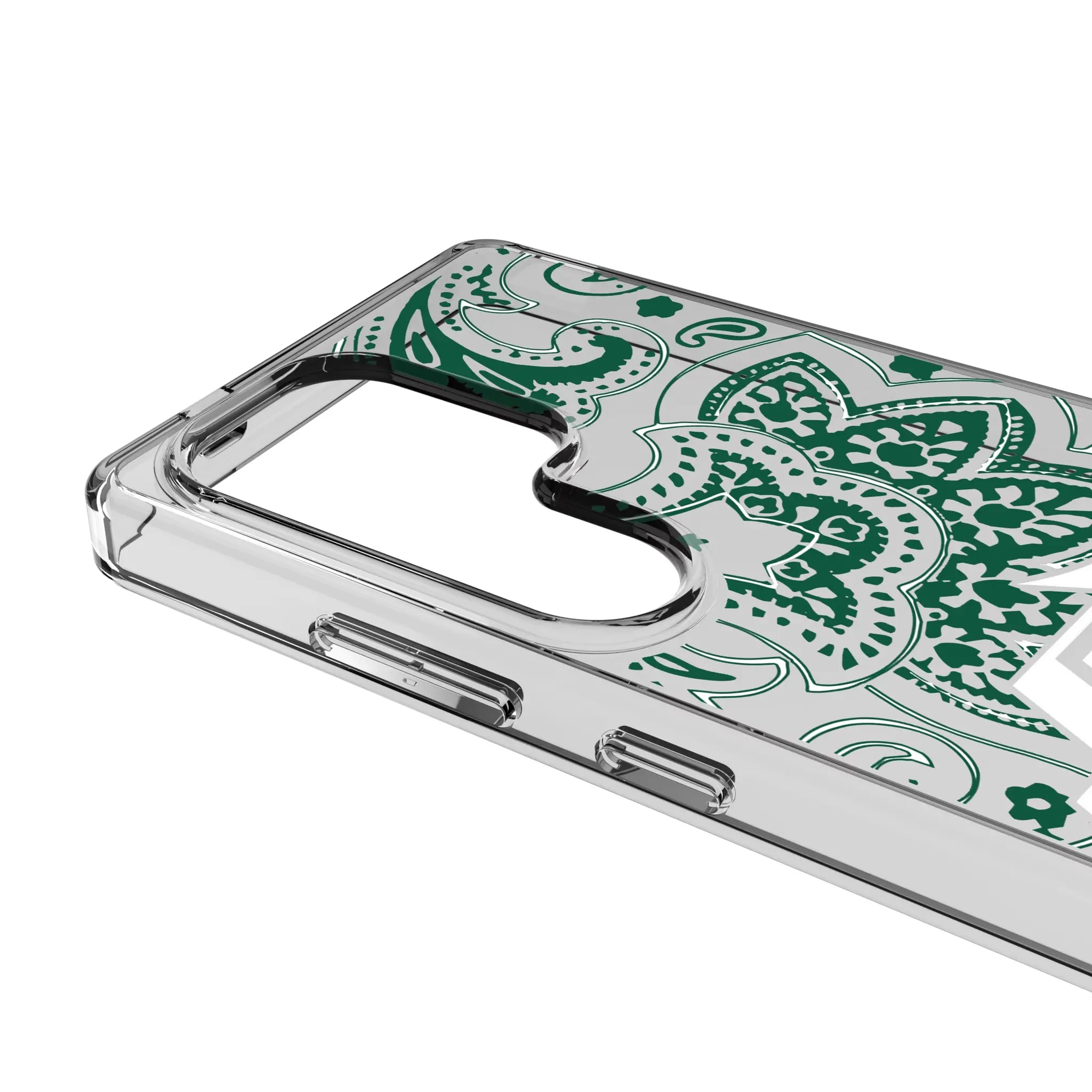 New York Jets Paisley Galaxy Clear Phone Case for Samsung Galaxy - Detail#Device_Galaxy S25 Ultra