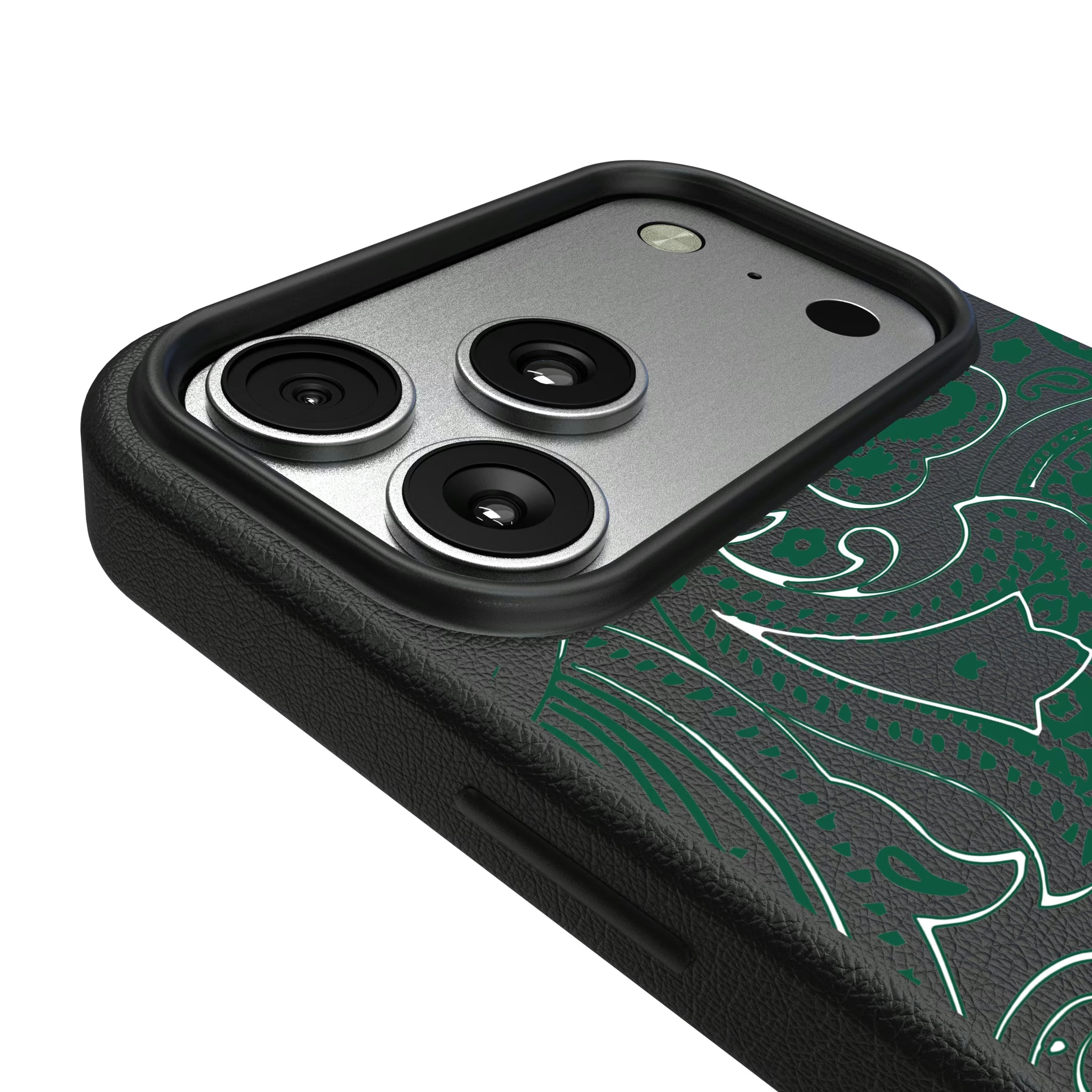 New York Jets Paisley iPhone MagSafe Compatible Phone Case for Apple iPhone - Detail#Device_iPhone 17 Pro Max