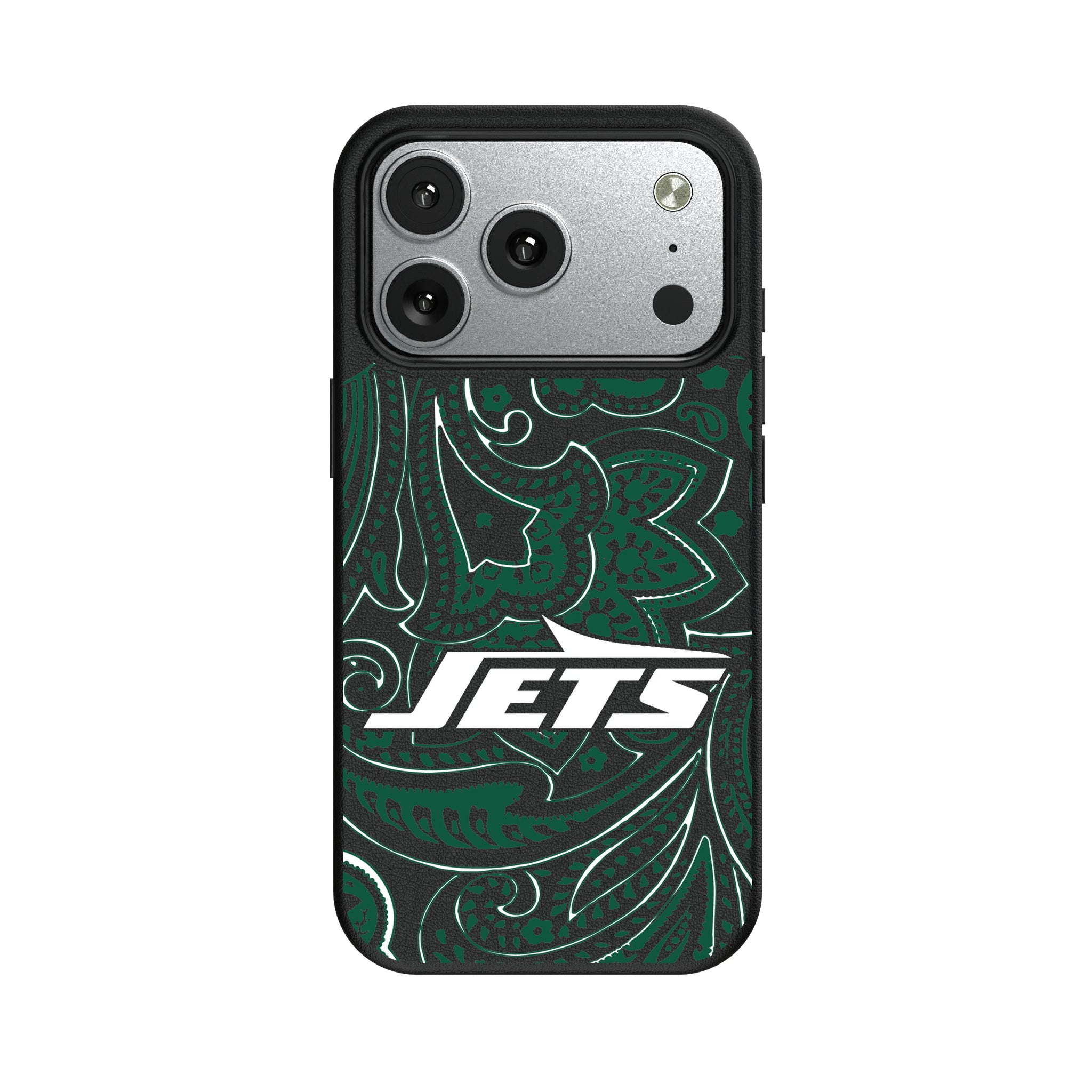 New York Jets Paisley iPhone MagSafe Compatible Phone Case for Apple iPhone#Device_iPhone 17 Pro