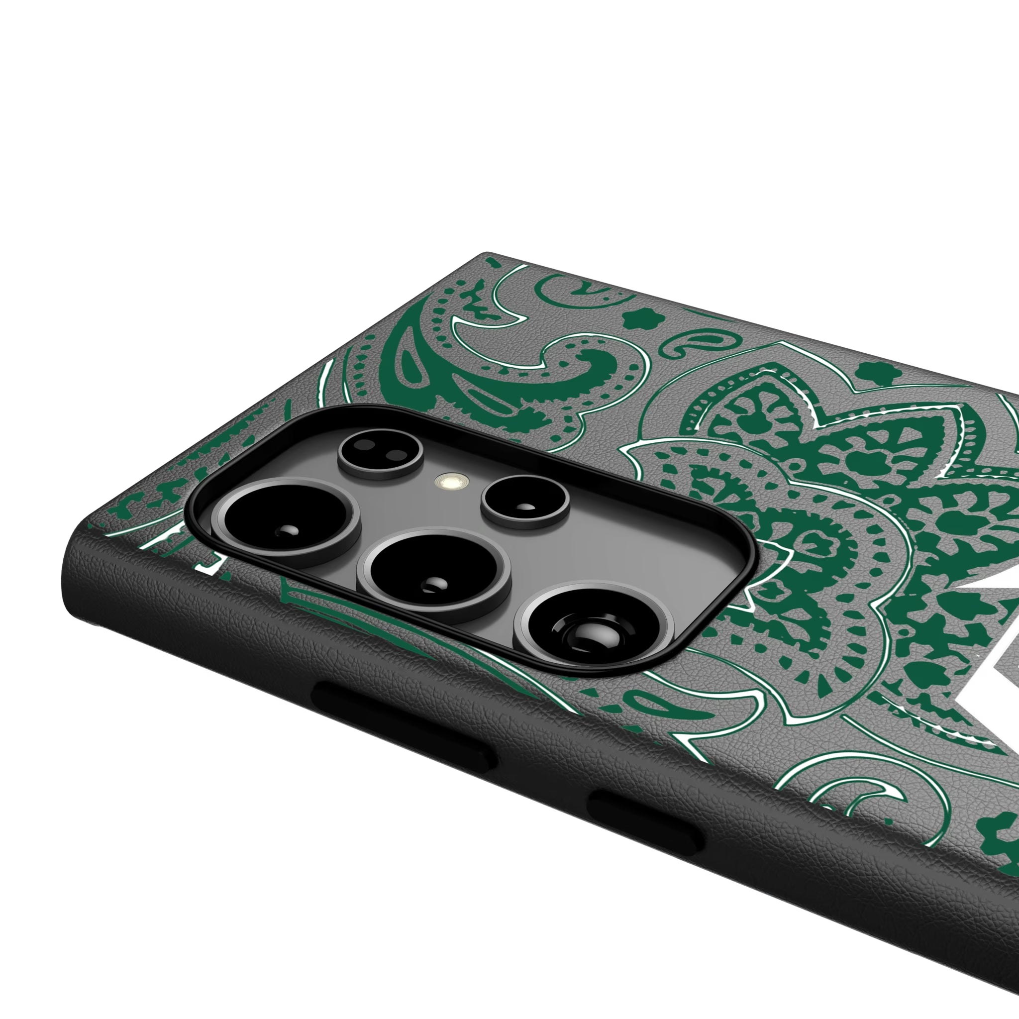 New York Jets Paisley Galaxy MagSafe Compatible Phone Case for Samsung Galaxy - Detail
