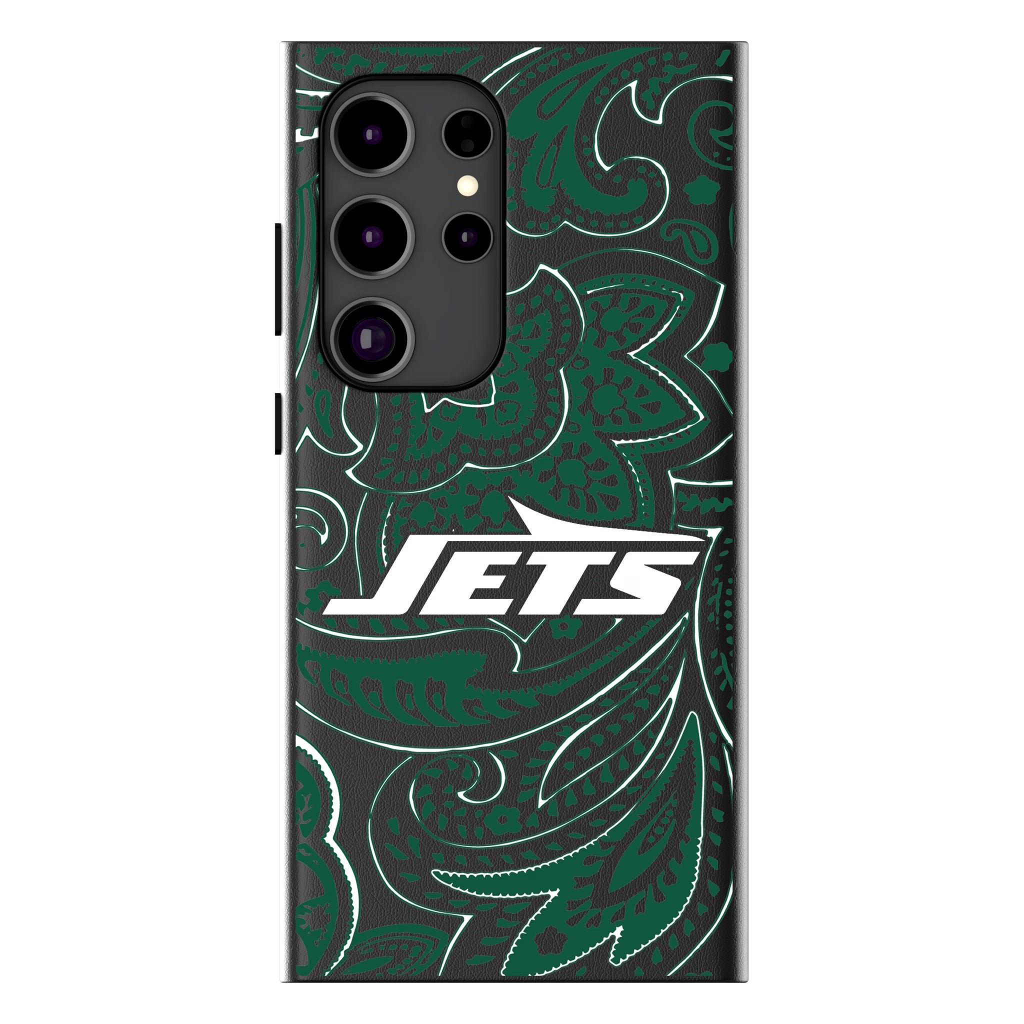 New York Jets Paisley Galaxy MagSafe Compatible Phone Case for Samsung Galaxy