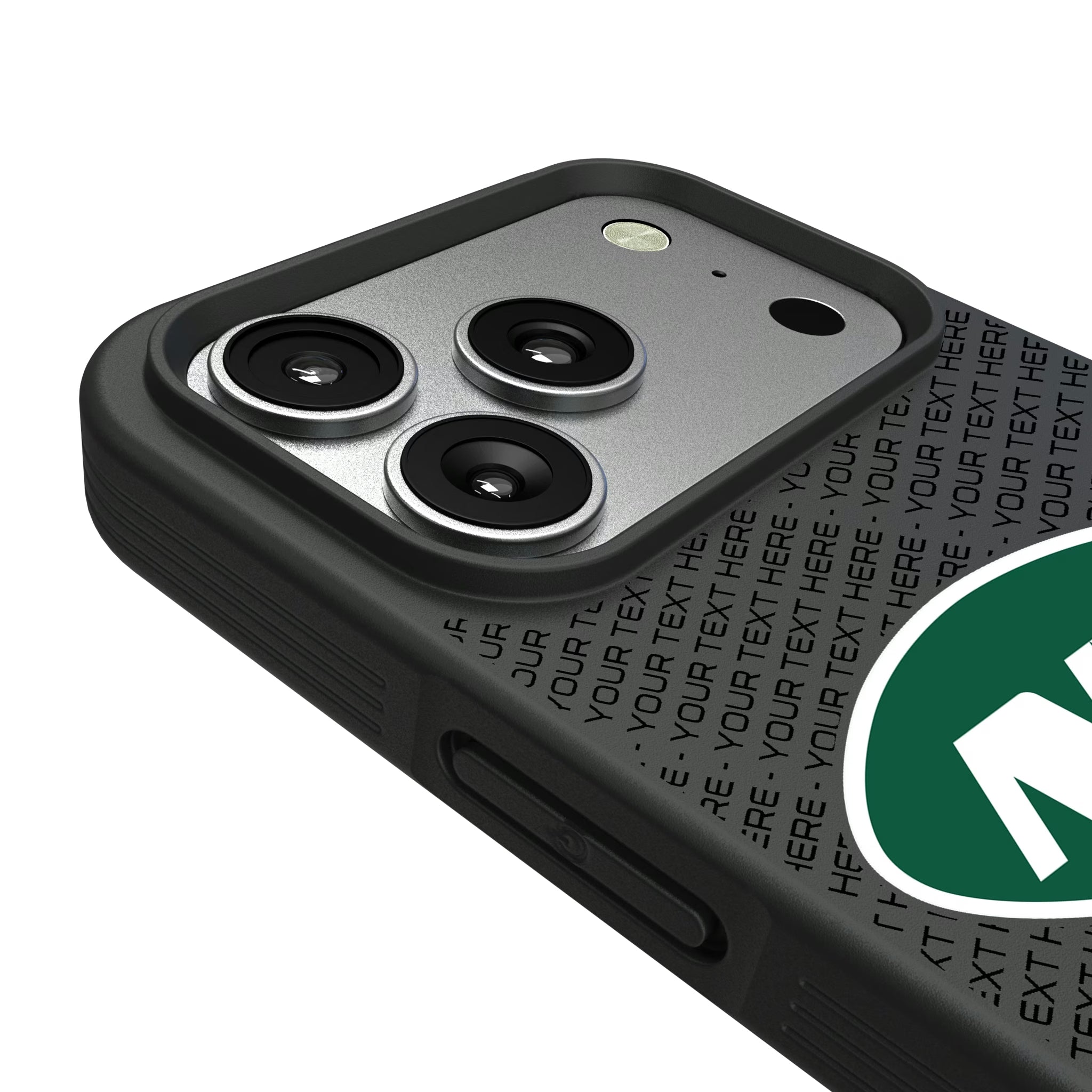New York Jets Personalized EndZone Plus iPhone Bump Phone Case for Apple iPhone - Detail#Device_iPhone 17 Pro