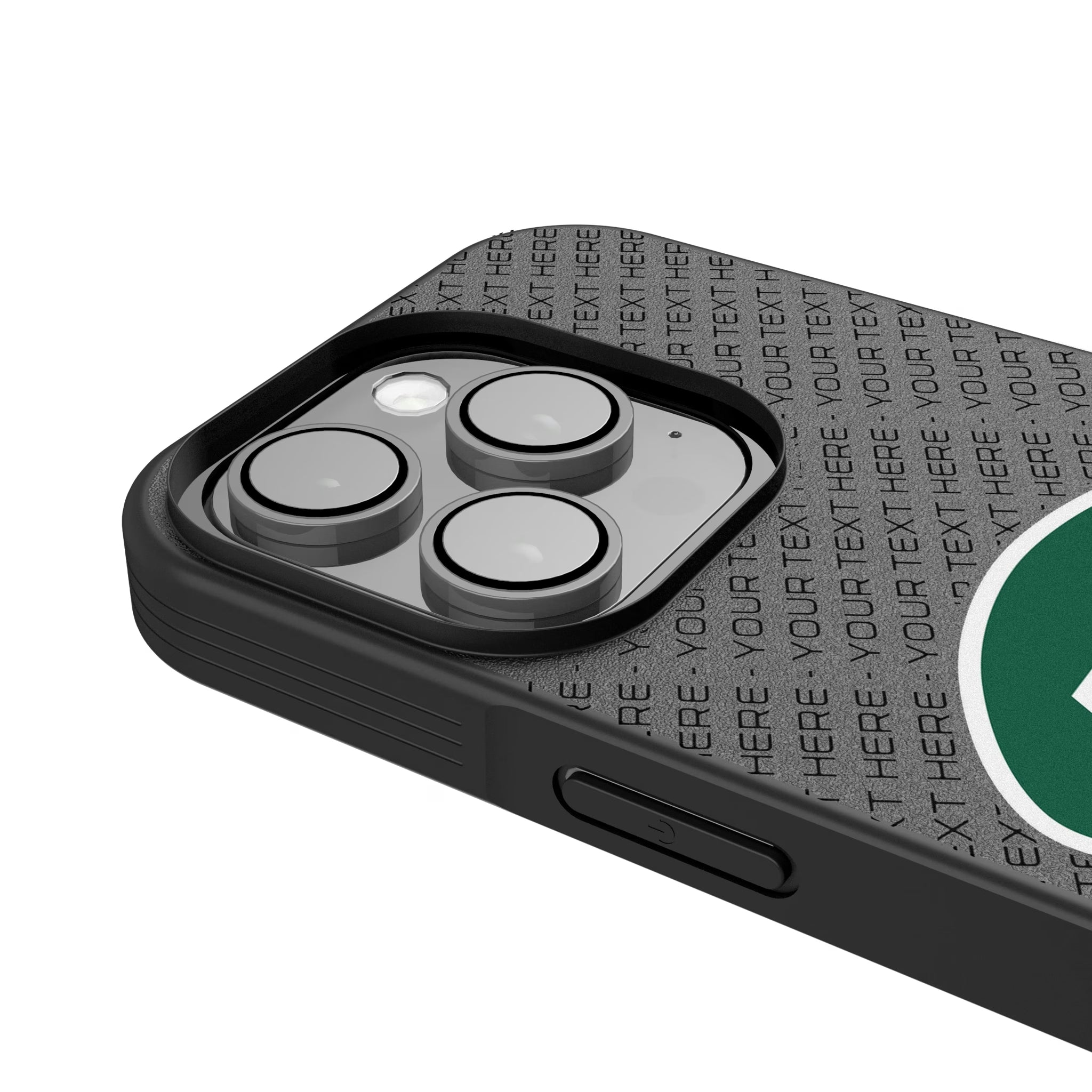 New York Jets Personalized EndZone Plus iPhone Bump Phone Case for Apple iPhone - Detail