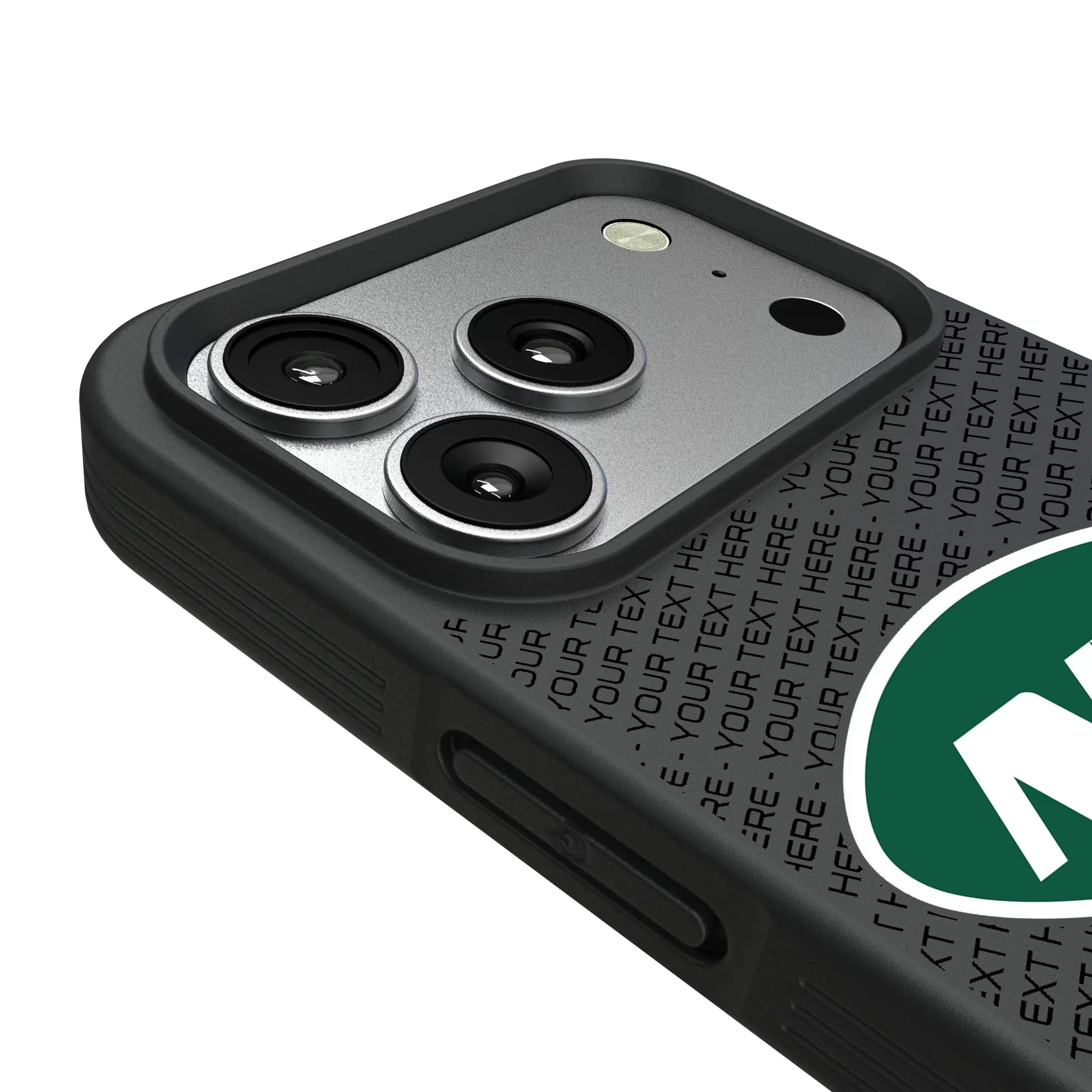 New York Jets Personalized EndZone Plus iPhone Bump Phone Case for Apple iPhone - Detail#Device_iPhone 17 Pro