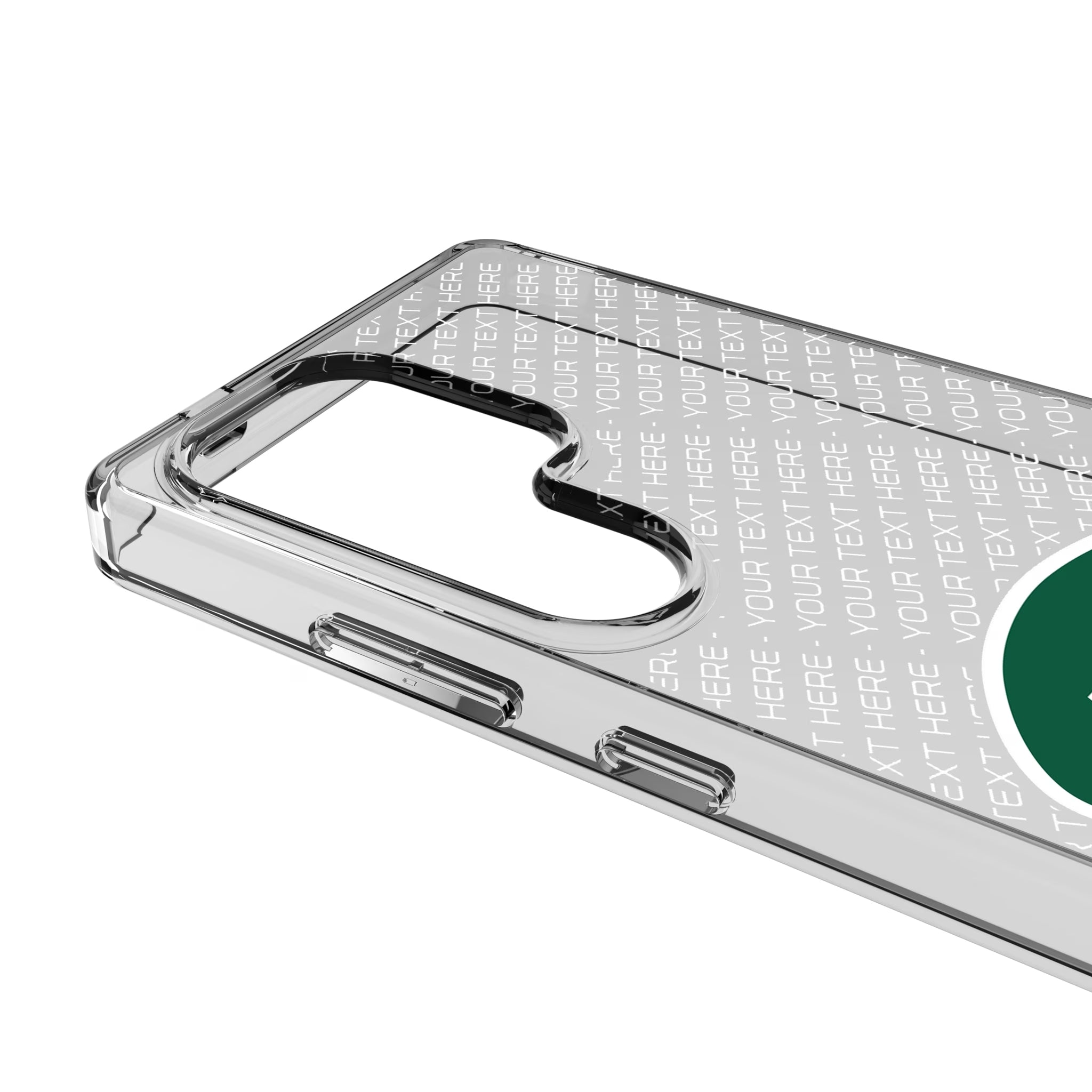 New York Jets Personalized EndZone Plus Galaxy Clear Phone Case for Samsung Galaxy - Detail