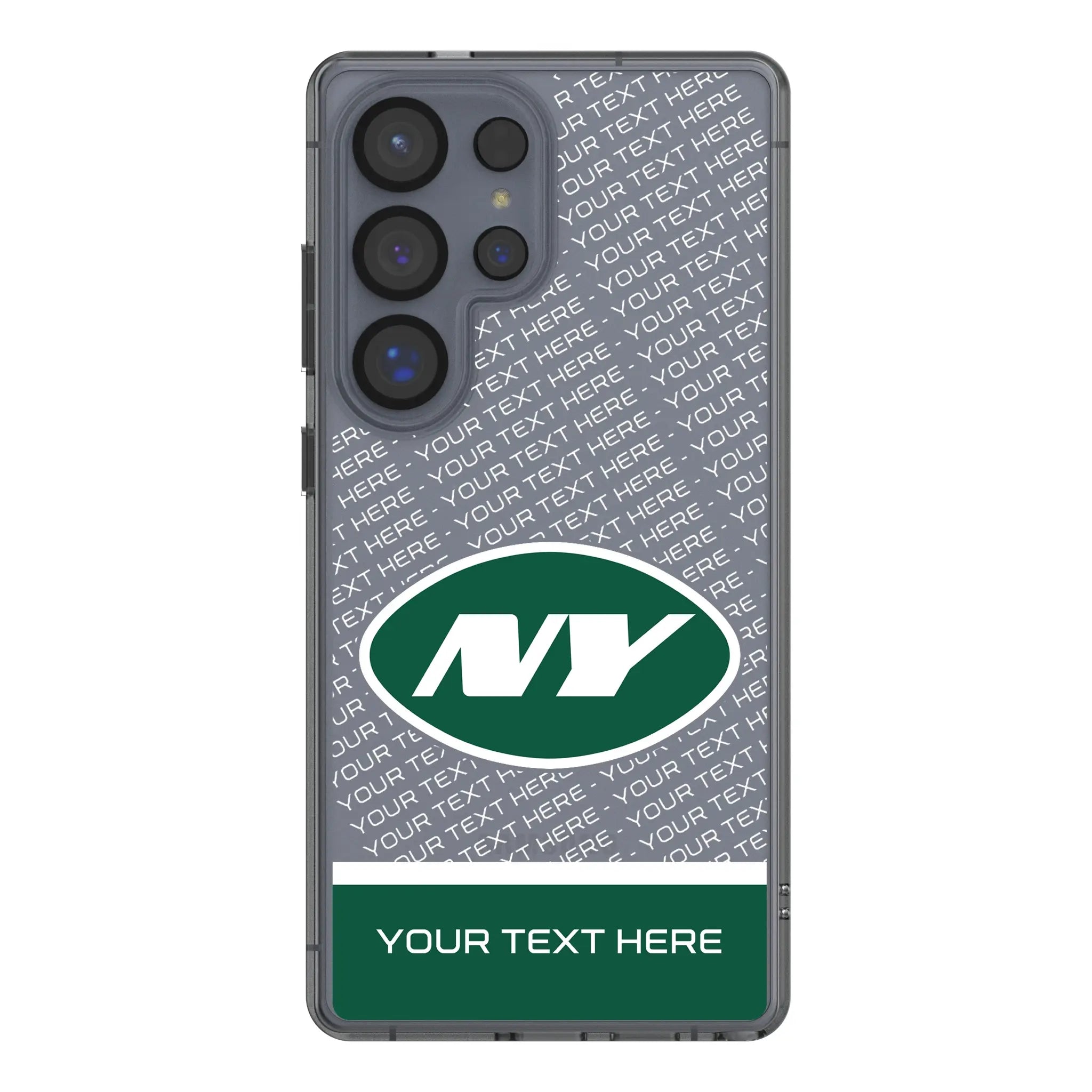 New York Jets Personalized EndZone Plus Galaxy Clear Phone Case for Samsung Galaxy#Device_Galaxy S25 Ultra