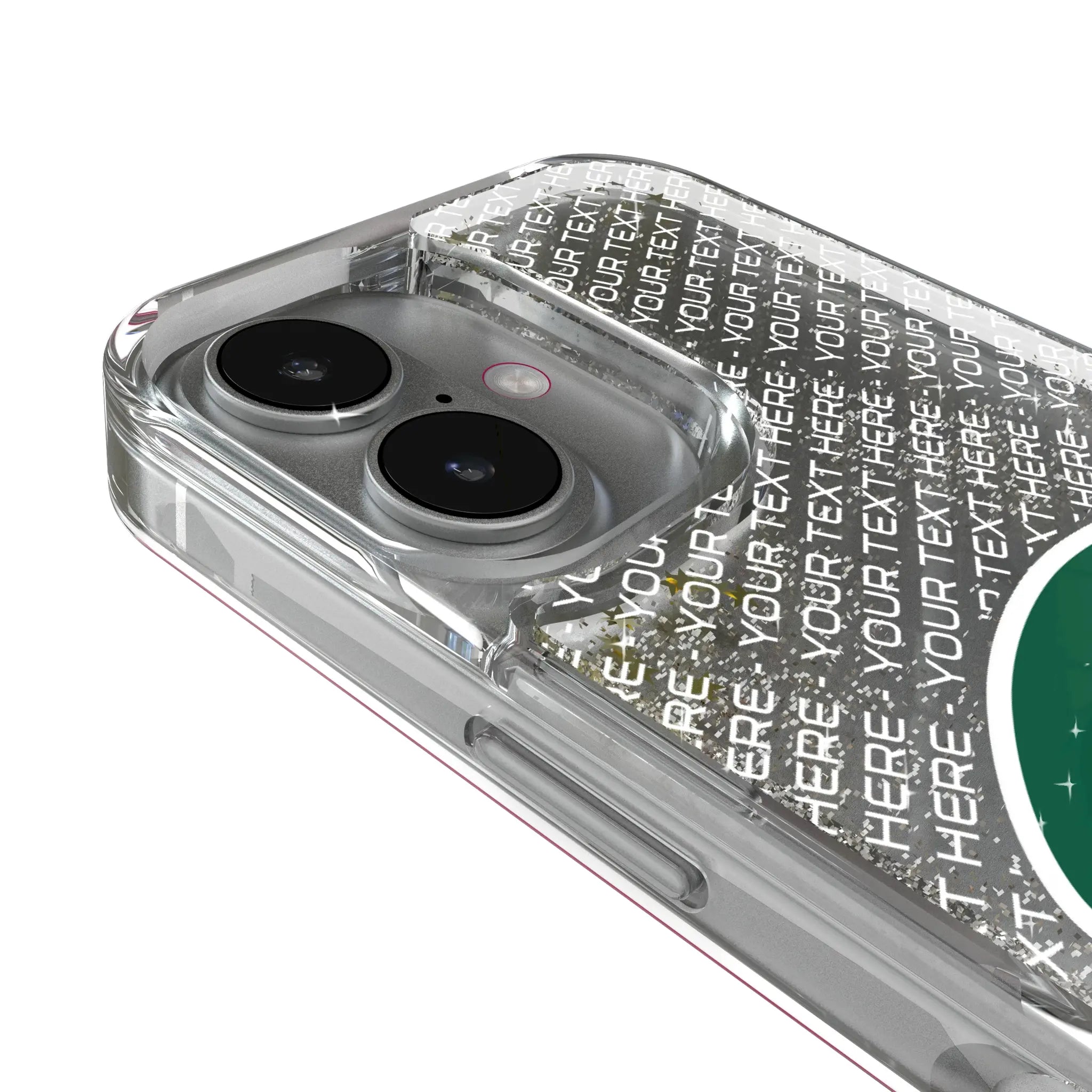 New York Jets Personalized EndZone Plus iPhone Glitter Phone Case for Apple iPhone - Detail