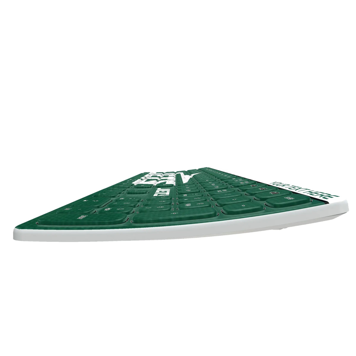 New York Jets Personalized Endzone Solid KKB605 Curved Wireless Keyboard