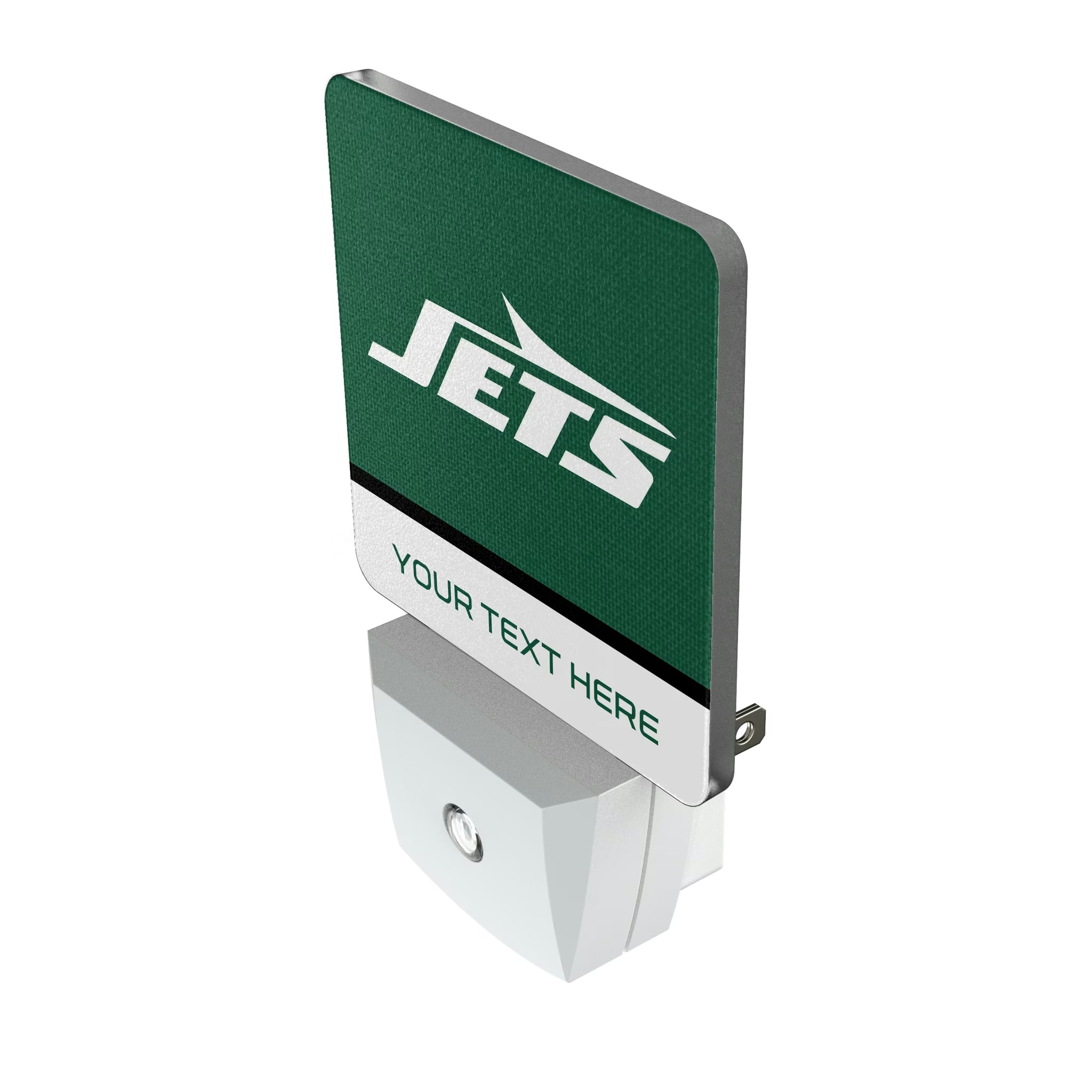 New York Jets Personalized Endzone Solid Night Light 2-Pack - Isometric View