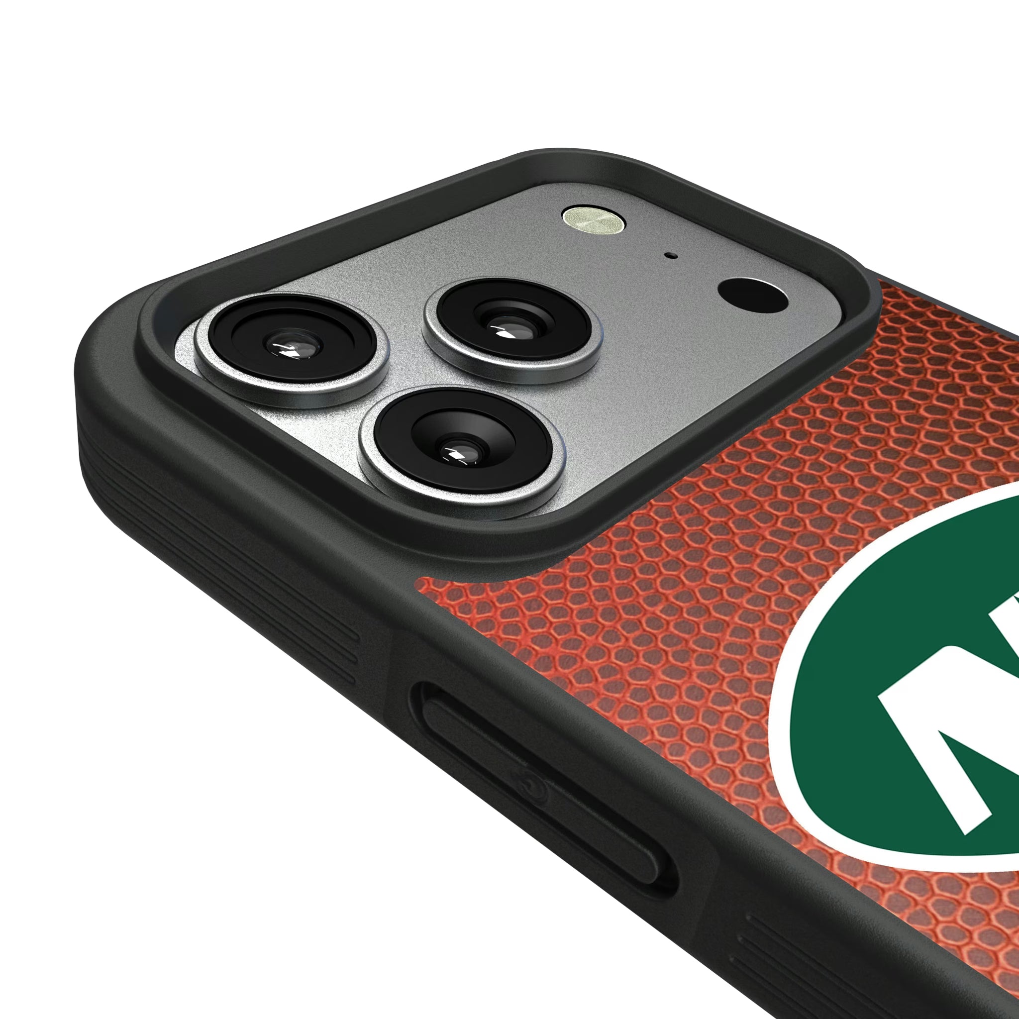 New York Jets Personalized Football iPhone Bump Phone Case for Apple iPhone - Detail#Device_iPhone 17 Pro