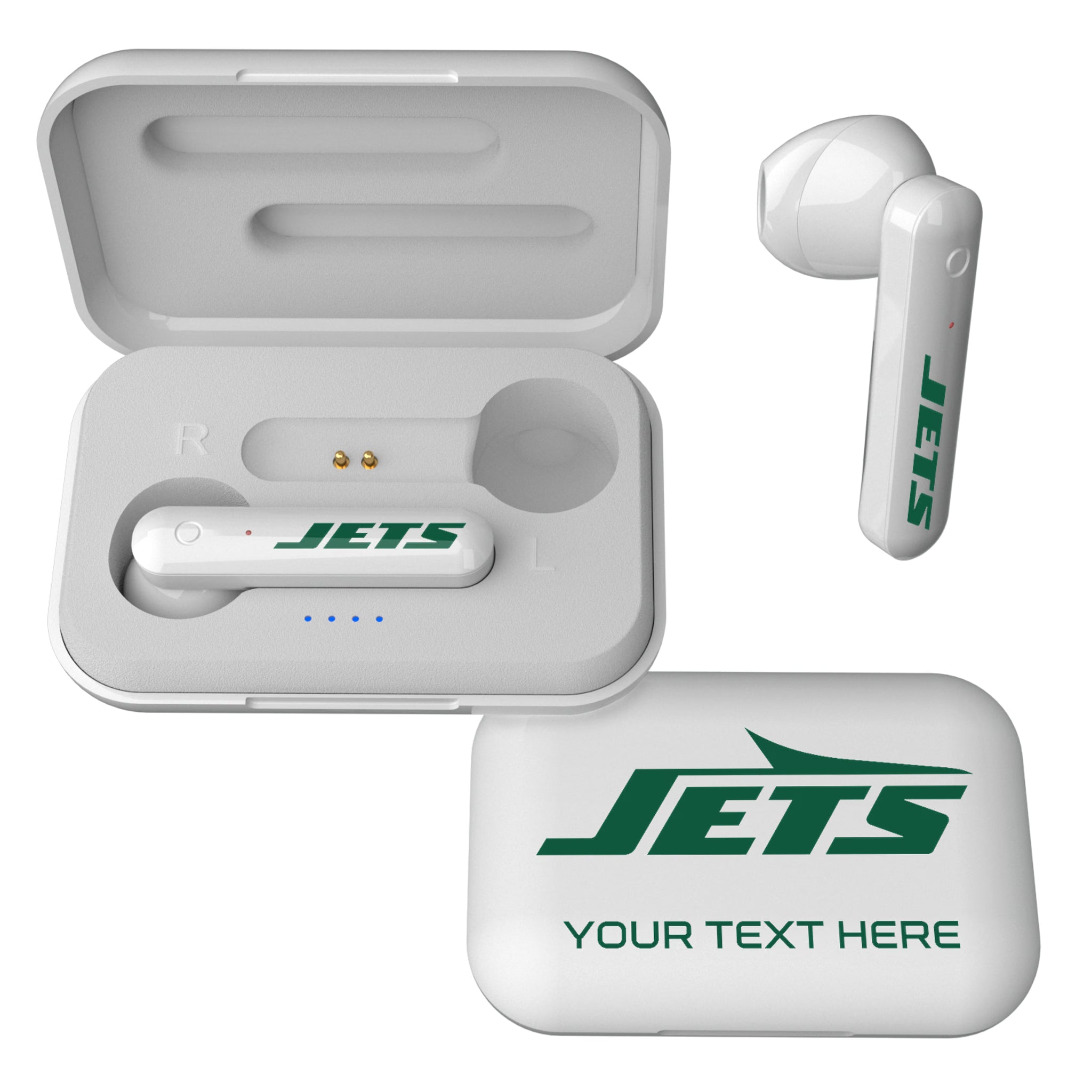 New York Jets Personalized Insignia Wireless TWS Earbuds