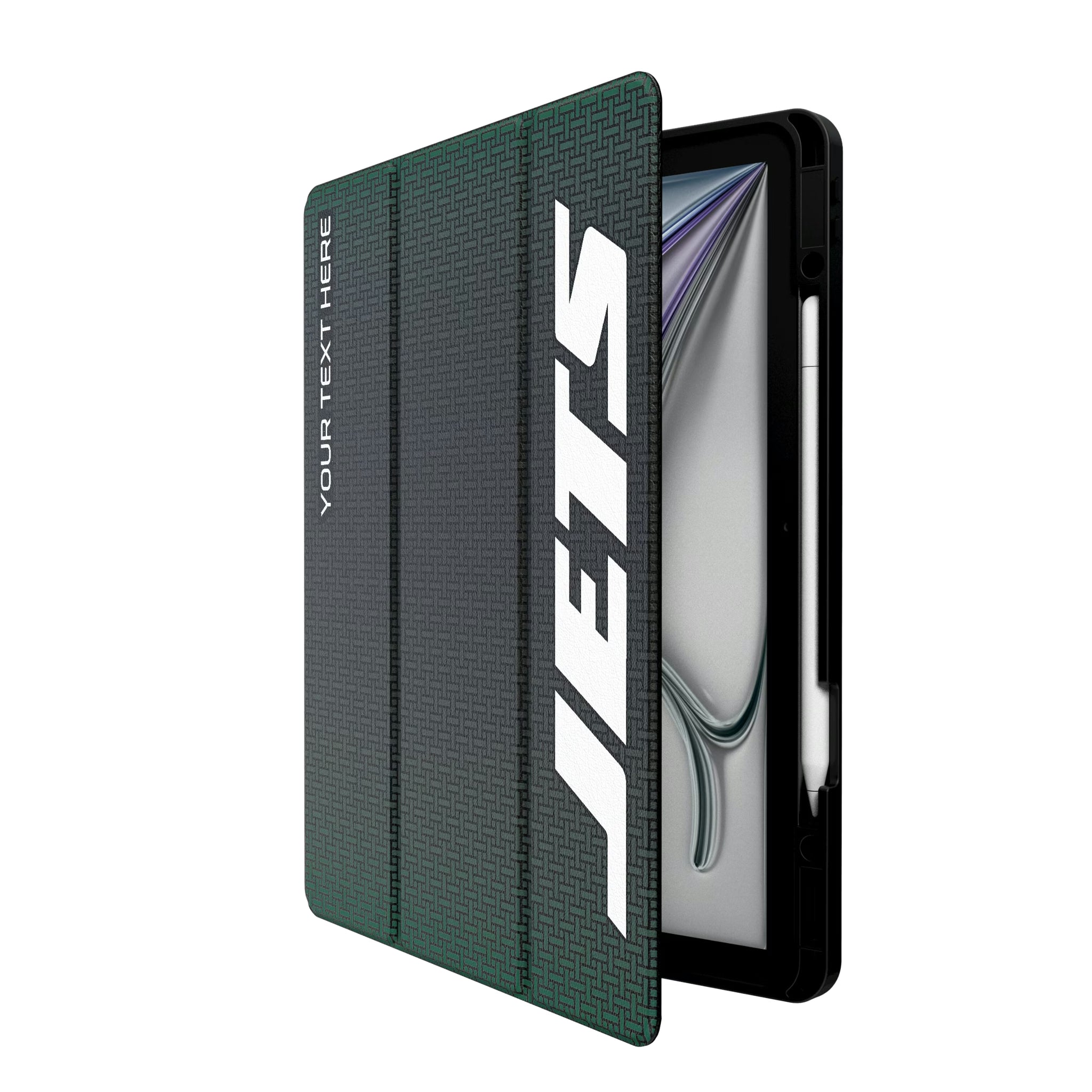 New York Jets Personalized Linen iPad Tablet Case for Apple iPad