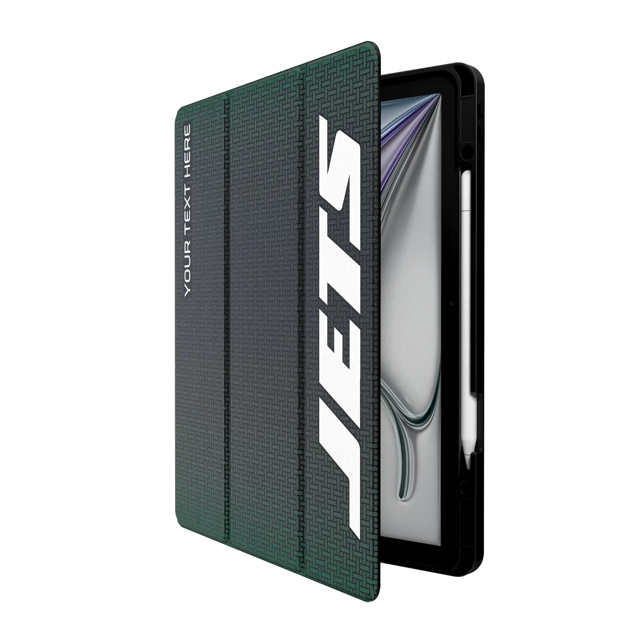 New York Jets Personalized Linen iPad Tablet Case for Apple iPad