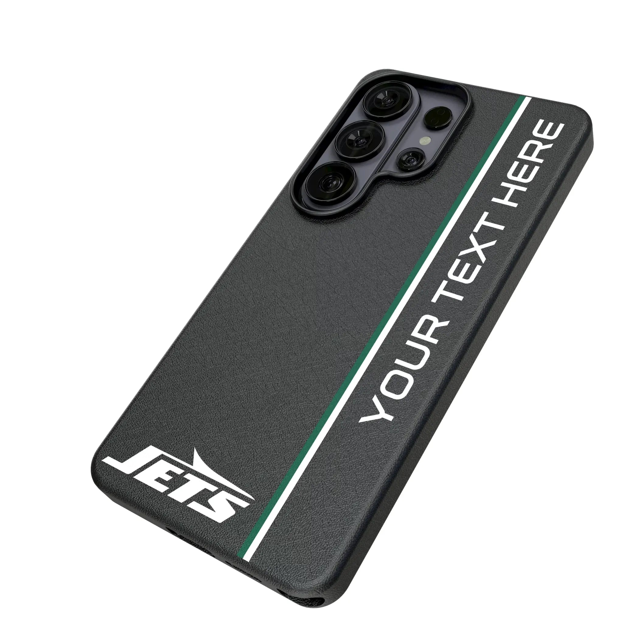 New York Jets Personalized Sidebard Galaxy MagSafe Compatible Phone Case for Samsung Galaxy - Isometric View#Device_Galaxy S26 Ultra