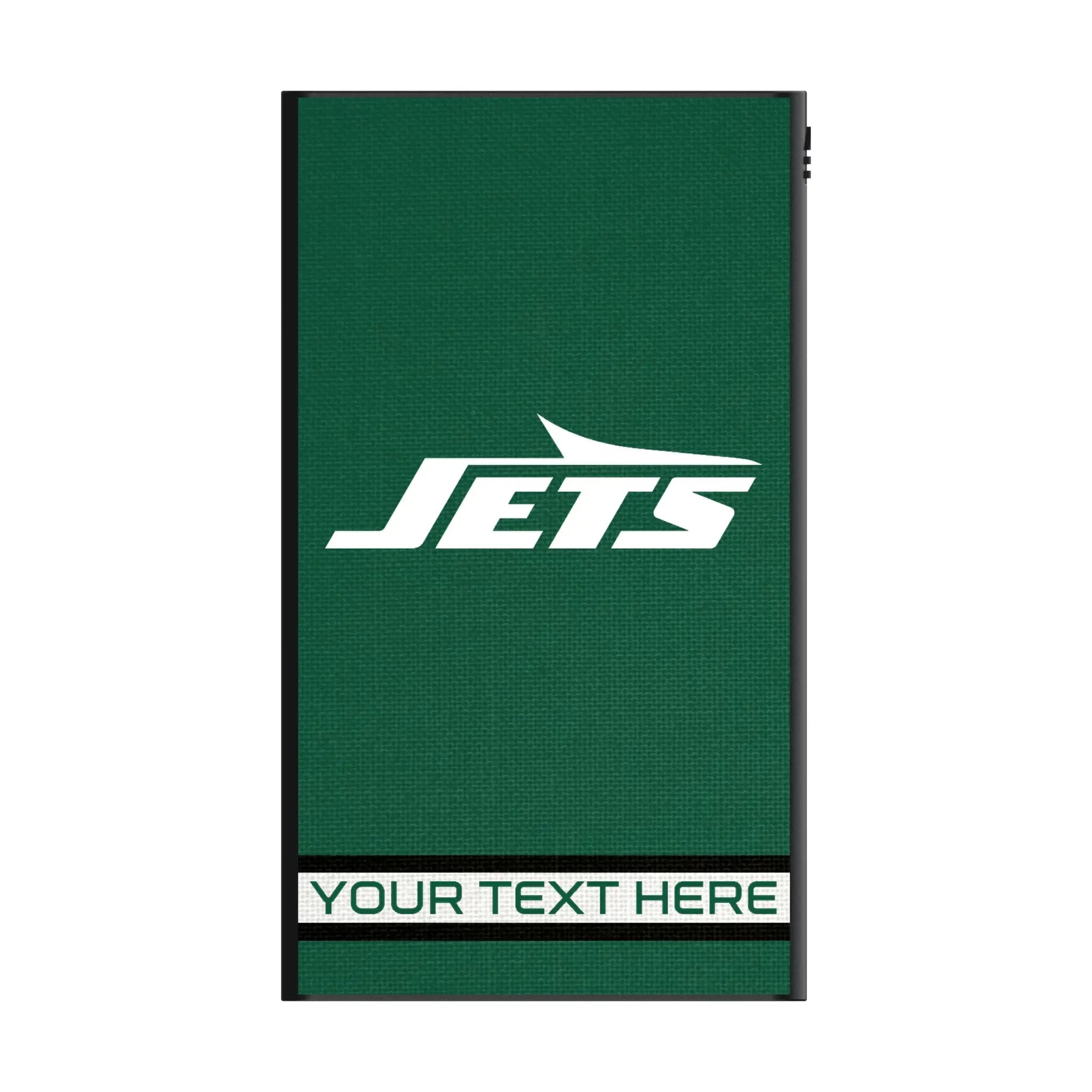 New York Jets Personalized Stripe 5000mAh Flat Power Bank