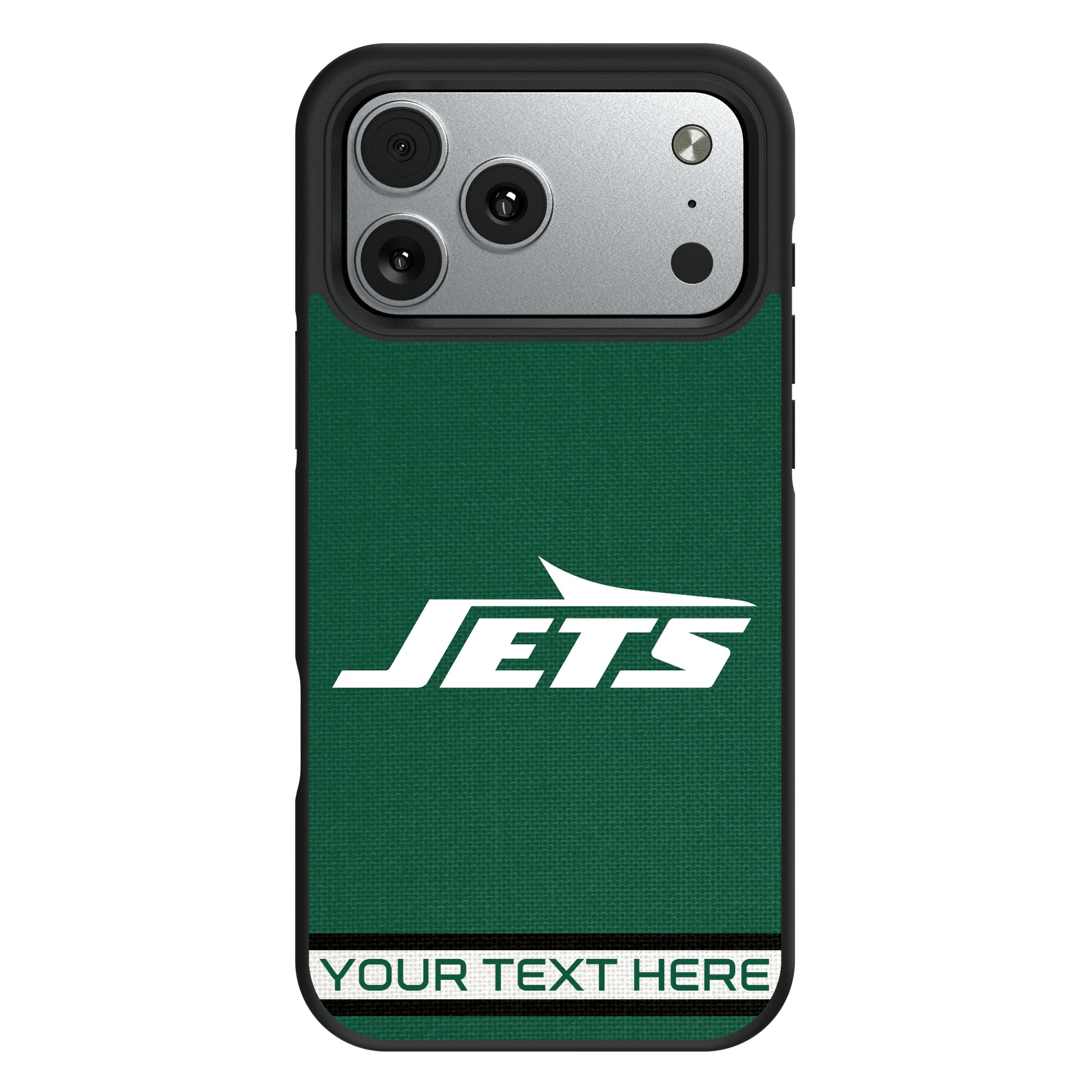 New York Jets Personalized Stripe iPhone Bump Phone Case for Apple iPhone#Device_iPhone 17 Pro Max