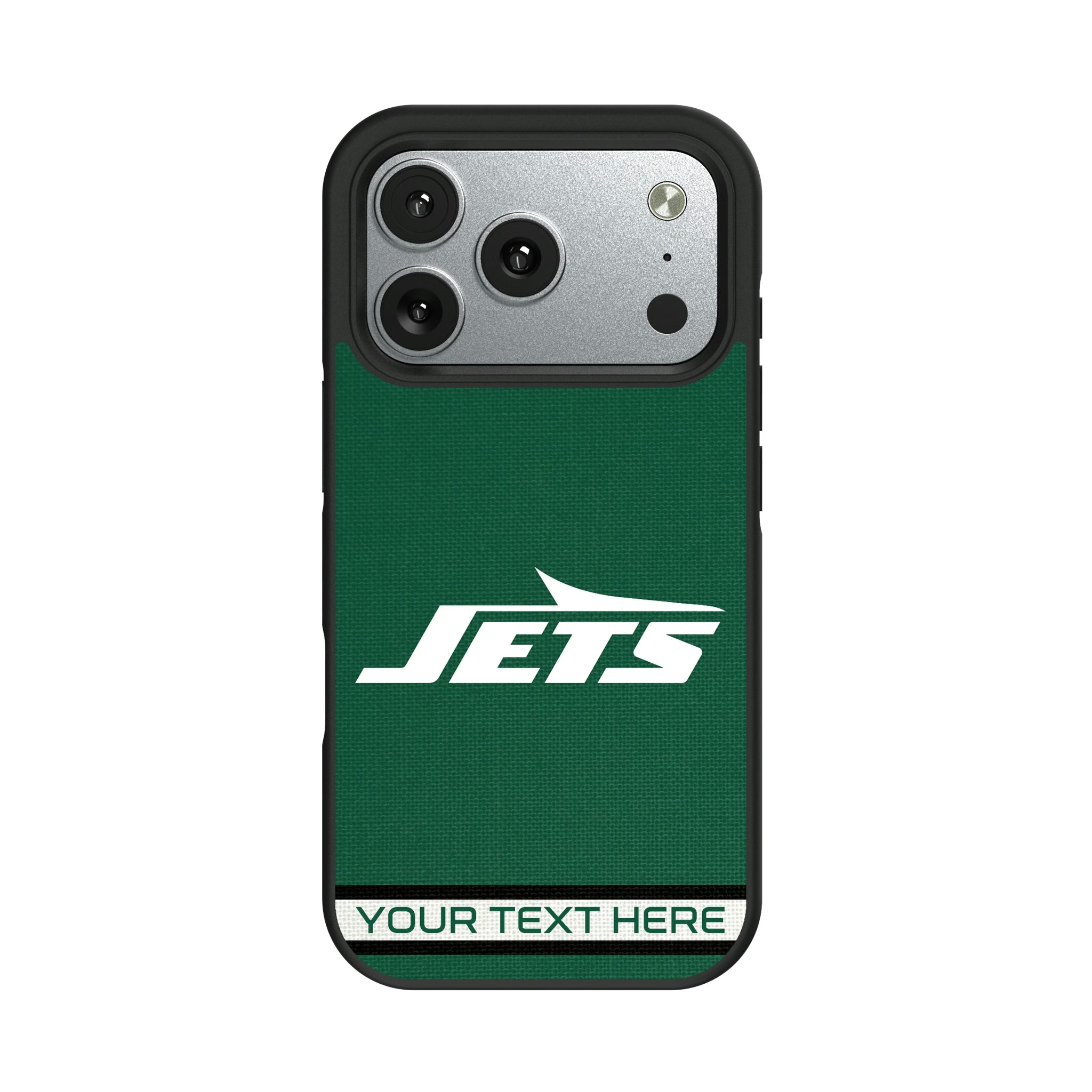 New York Jets Personalized Stripe iPhone Bump Phone Case for Apple iPhone#Device_iPhone 17 Pro