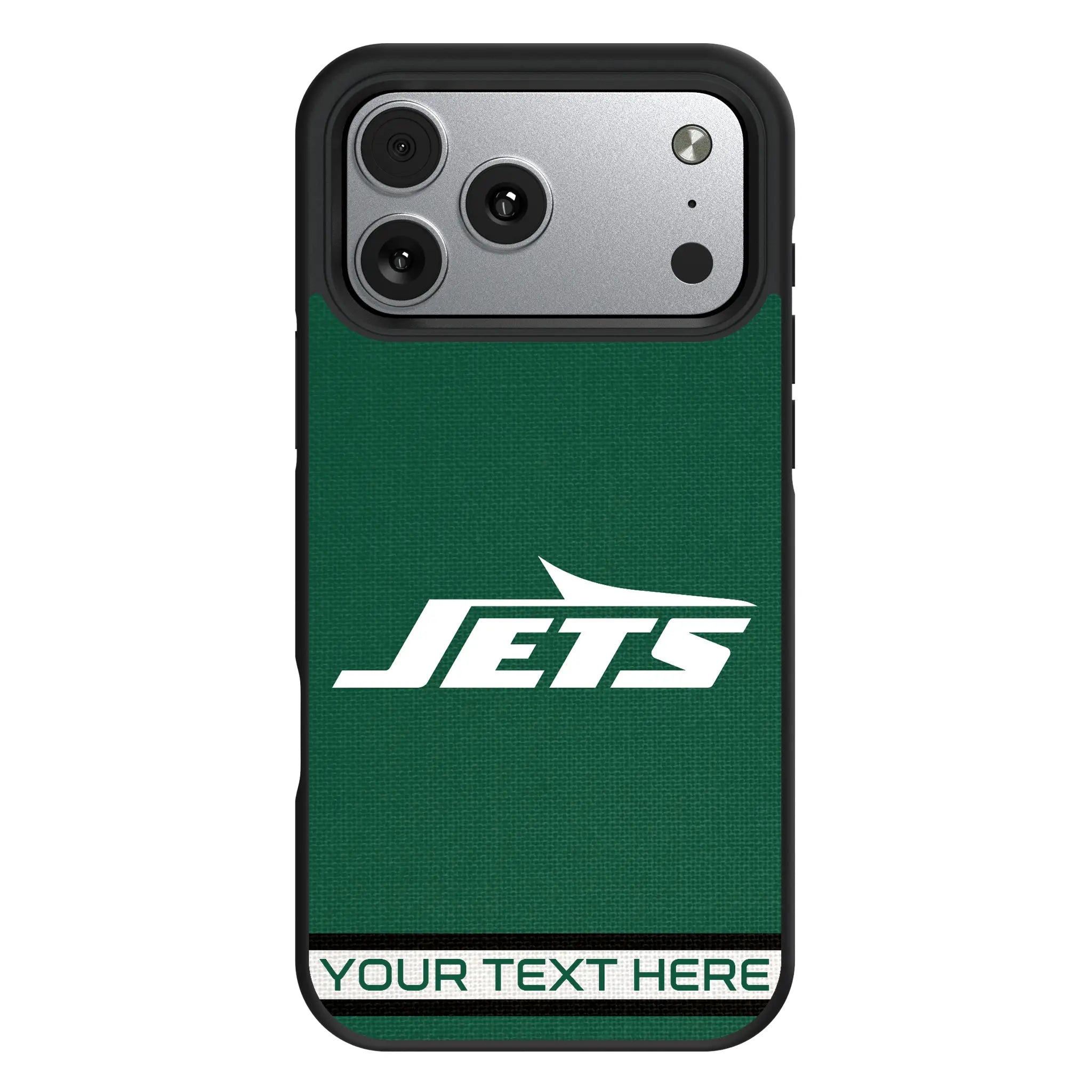 New York Jets Personalized Stripe iPhone Bump Phone Case for Apple iPhone#Device_iPhone 17 Pro Max