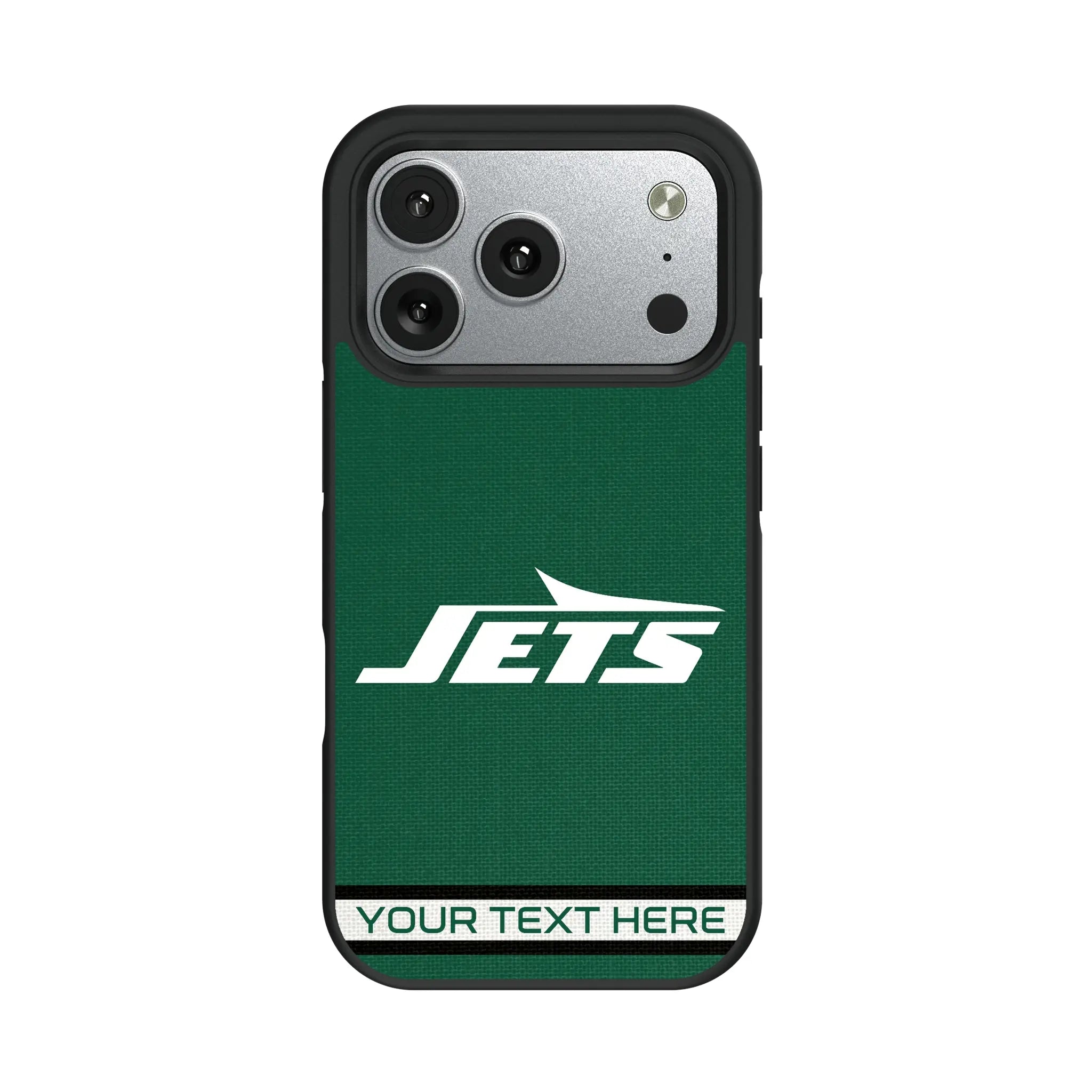 New York Jets Personalized Stripe iPhone Bump Phone Case for Apple iPhone#Device_iPhone 17 Pro