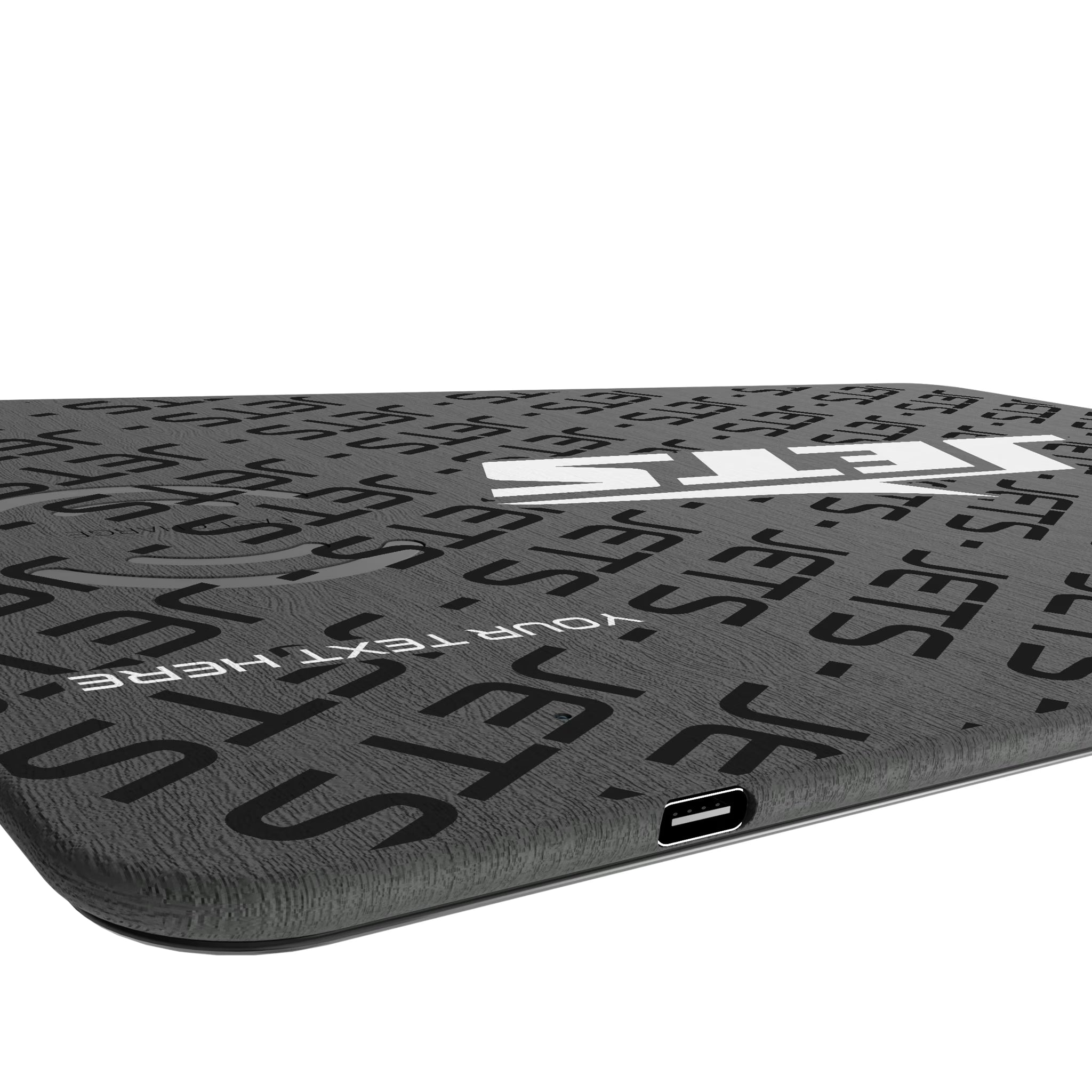 New York Jets Personalized Tilt 15-Watt Wireless Charger and Mouse Pad