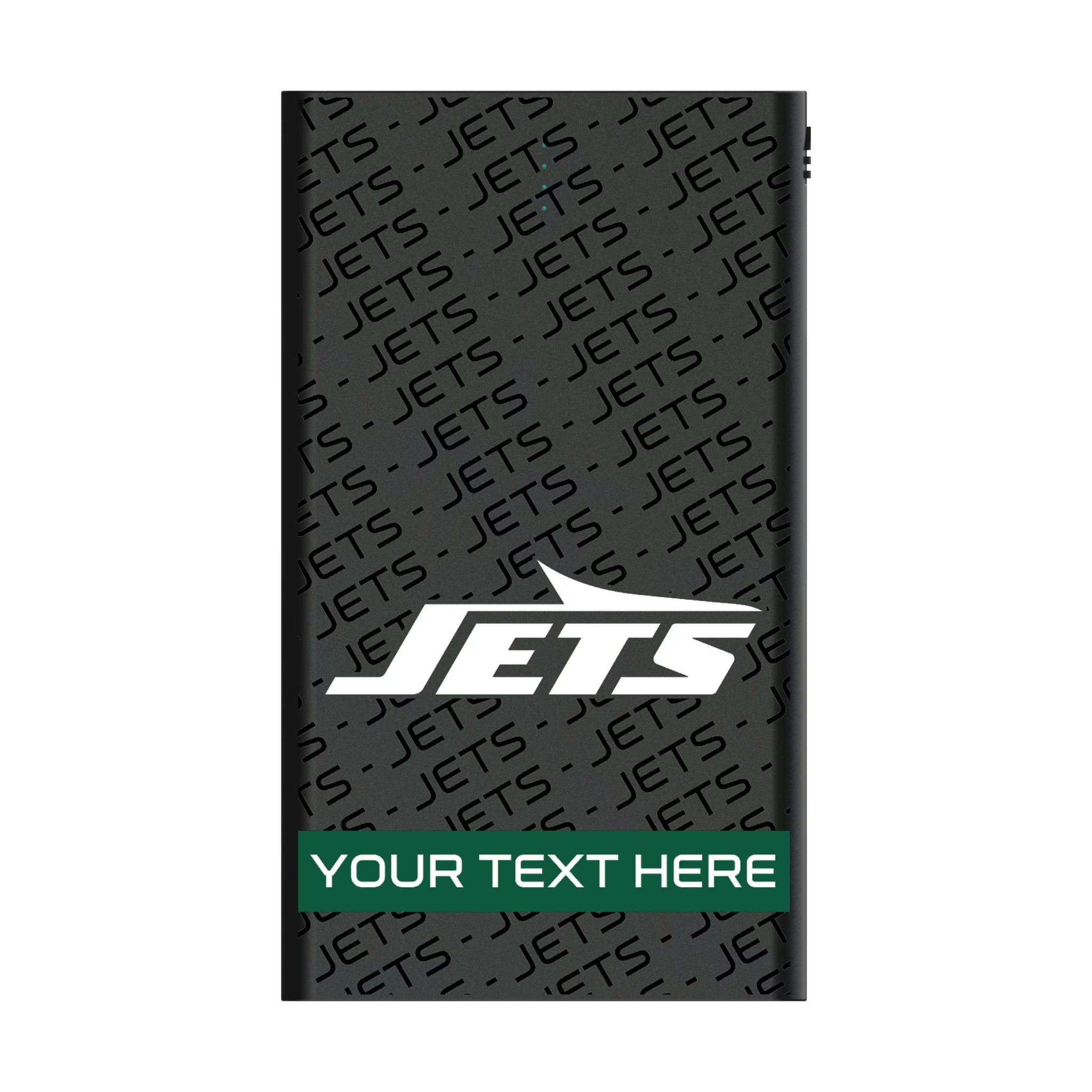 New York Jets Personalized Tilt 5000mAh Flat Powerbank