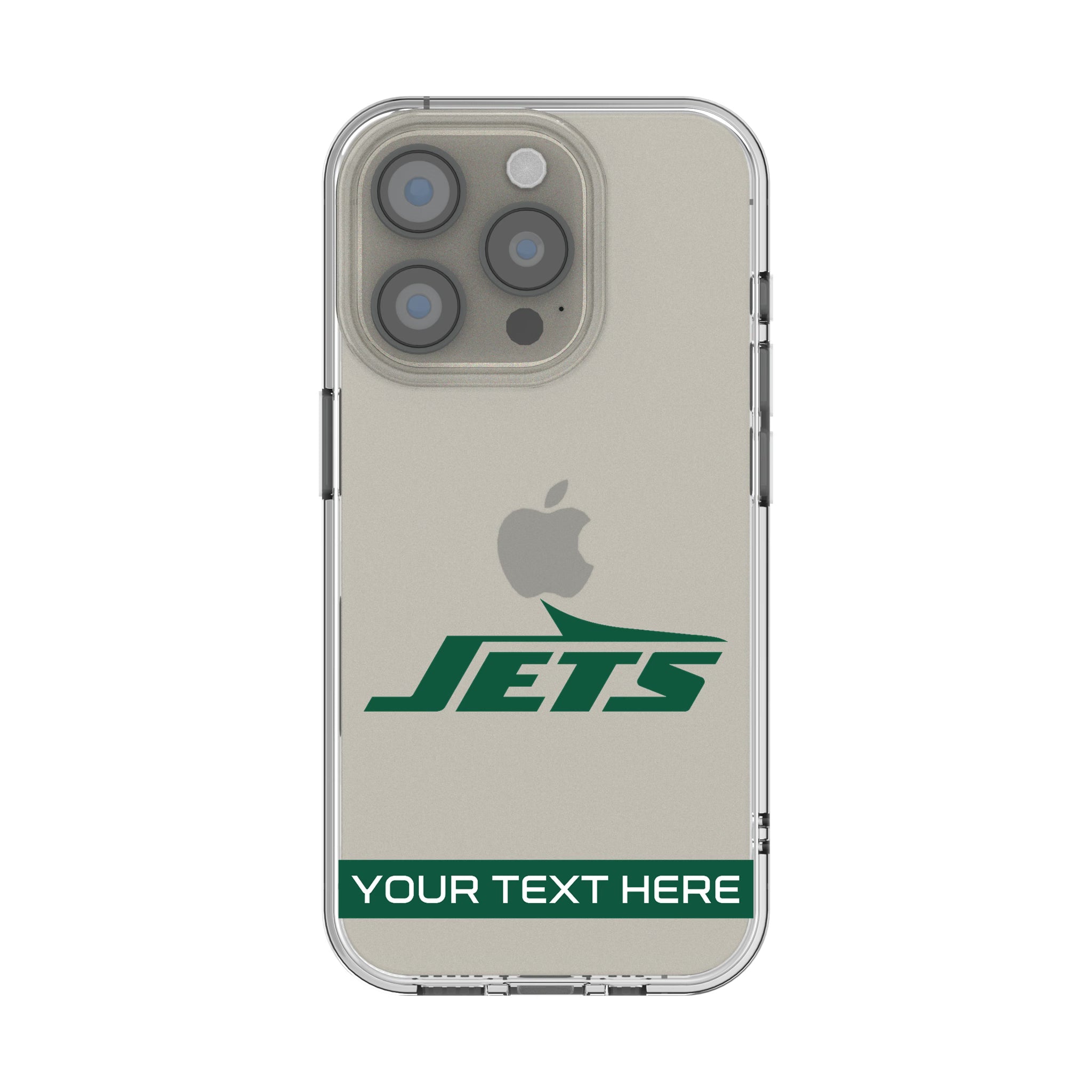 New York Jets Personalized Tilt iPhone Clear Phone Case for Apple iPhone