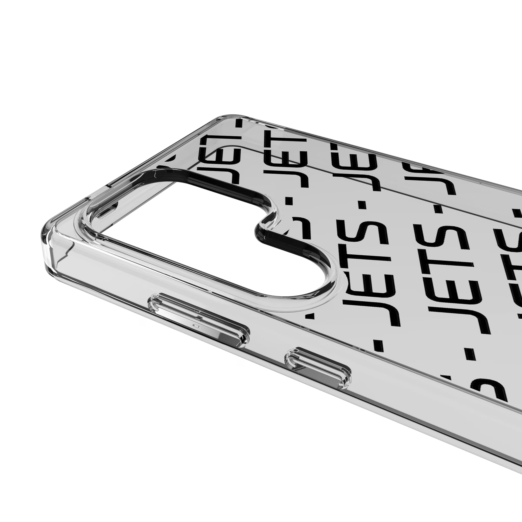 New York Jets Personalized Tilt Galaxy Clear Phone Case for Samsung Galaxy - Detail